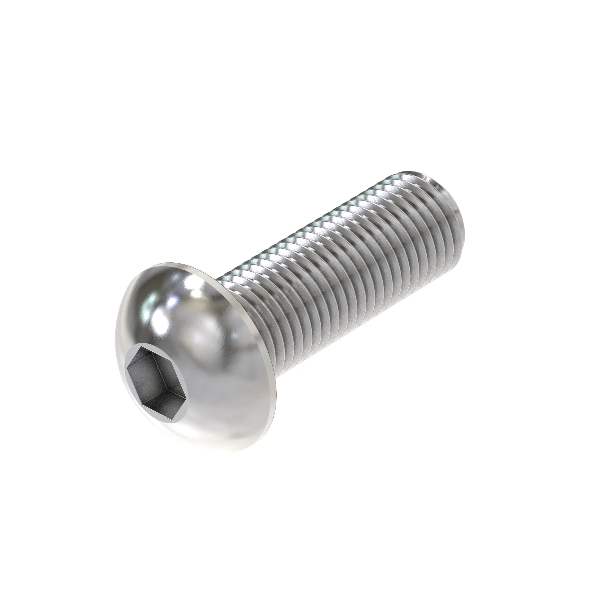 SCREW, HEX SKT BUTTON HD, METRIC