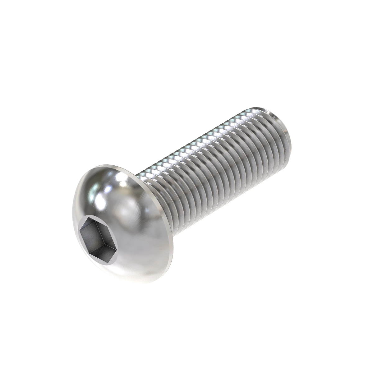 SCREW, HEX SKT BUTTON HD, METRIC