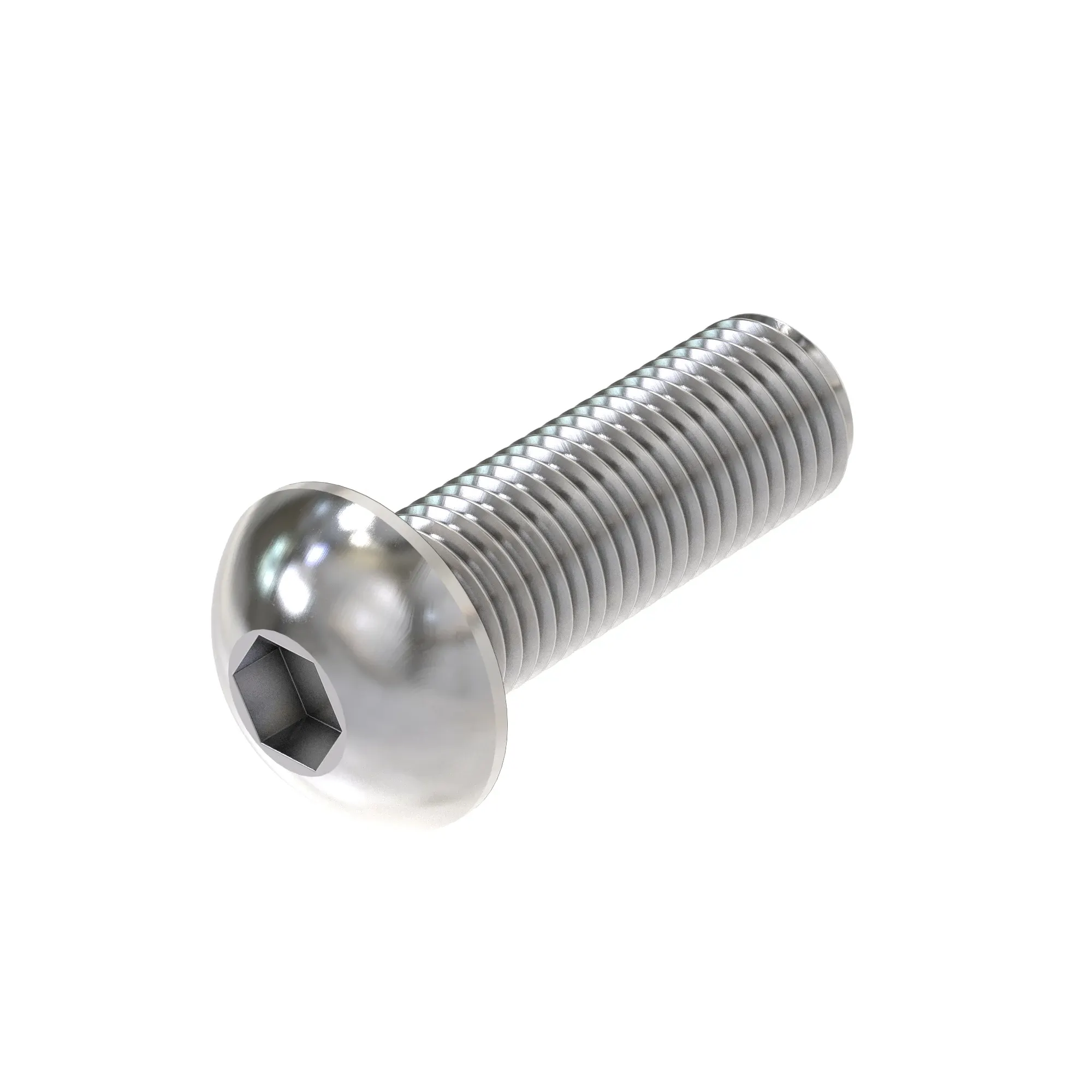 SCREW, HEX SKT BUTTON HD, METRIC