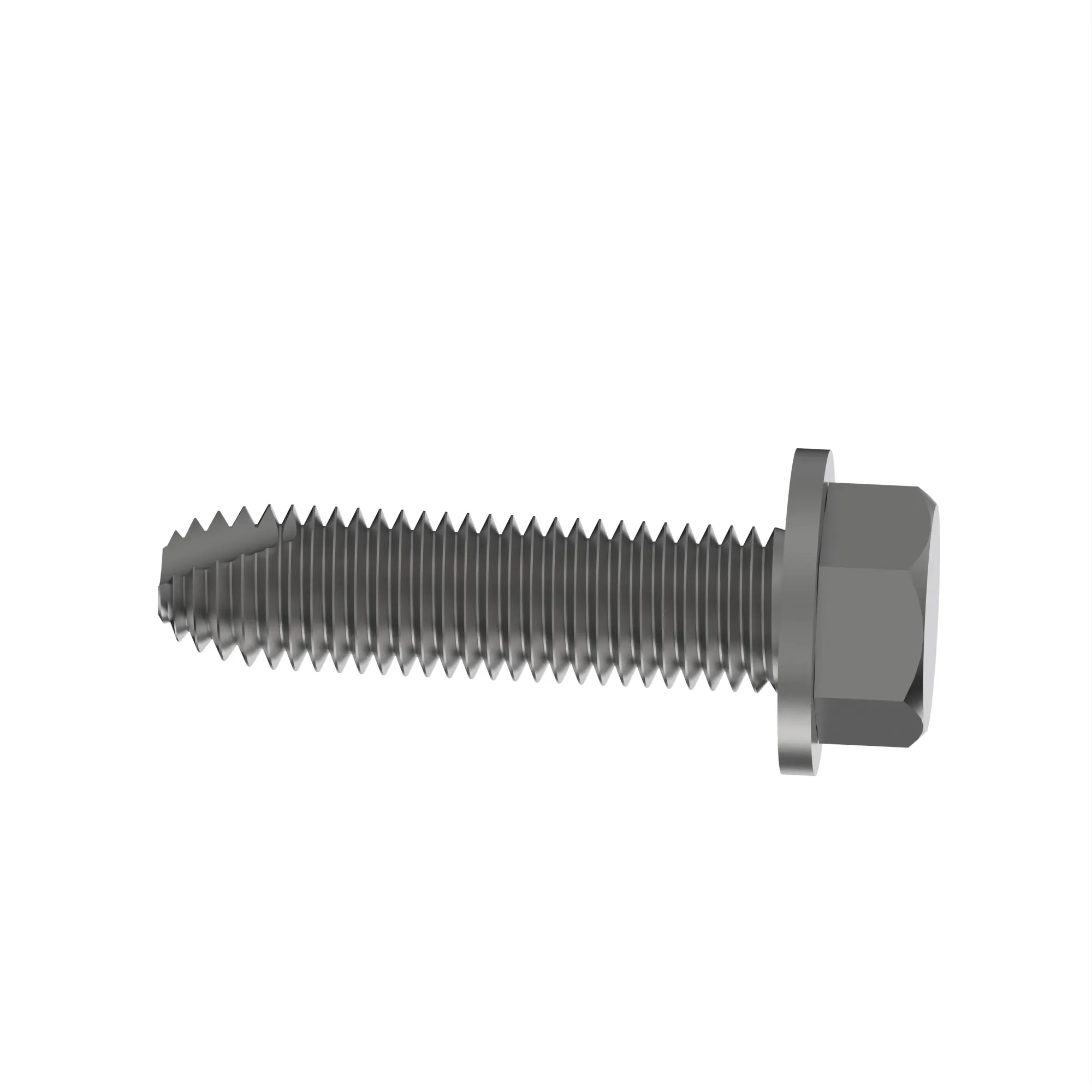 John Deere Hexagonal Flange Head Self-Tapping Screw, 1/4" X 1" - 37H154