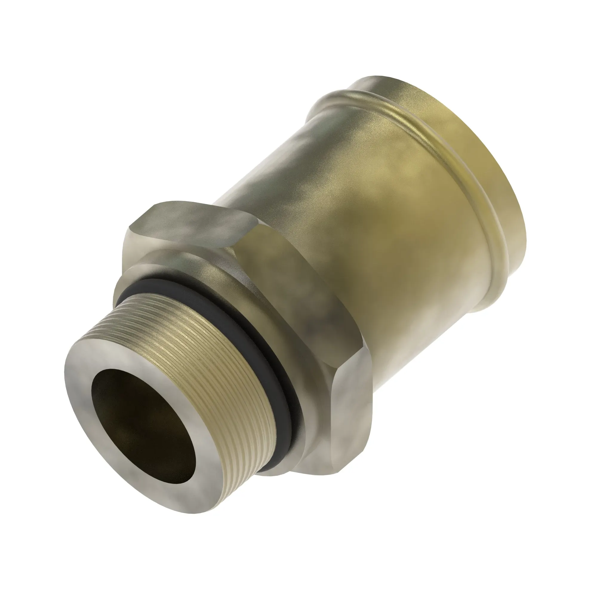 John Deere Male Threaded Beaded Connector Fitting - AXE17727