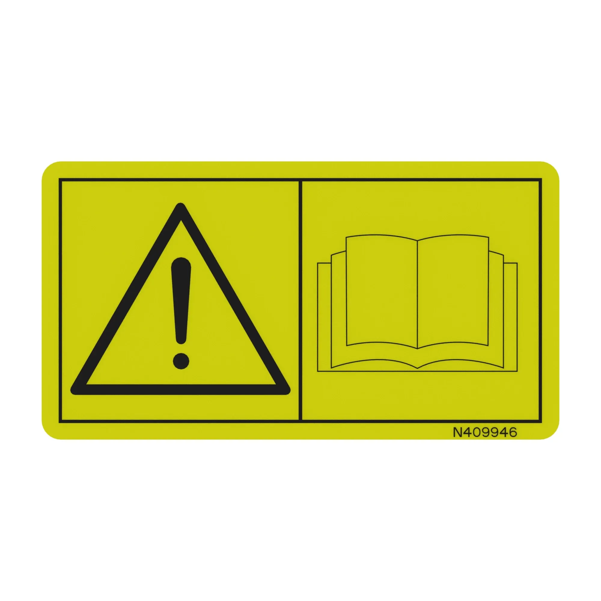 John Deere Exposure Caution Decal - N409946