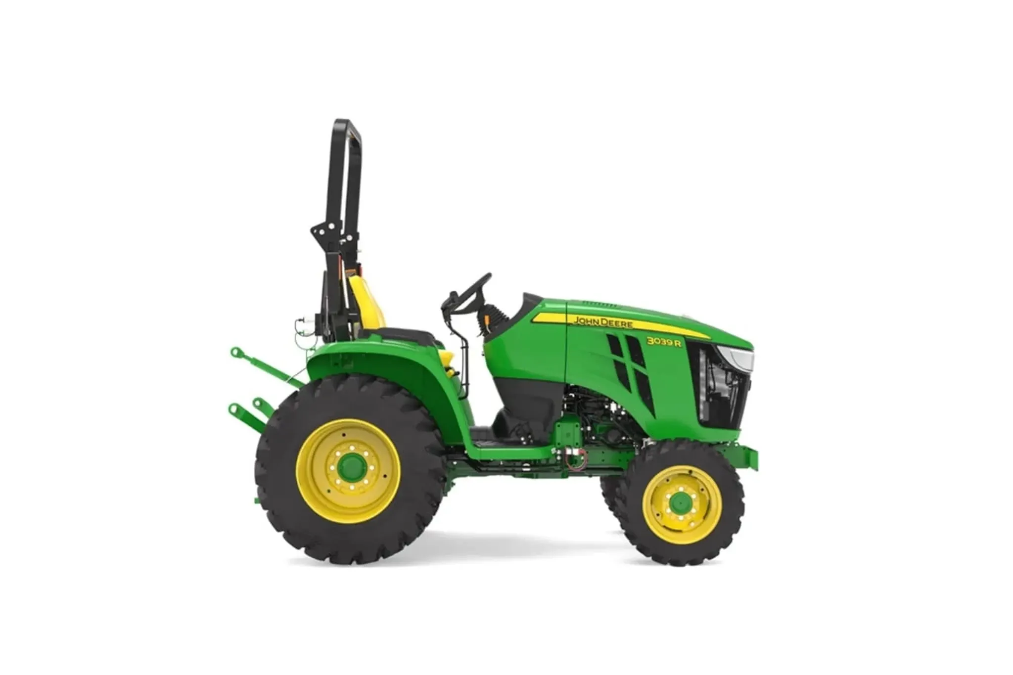Studio image with a right view of 3039R Compact Tractor