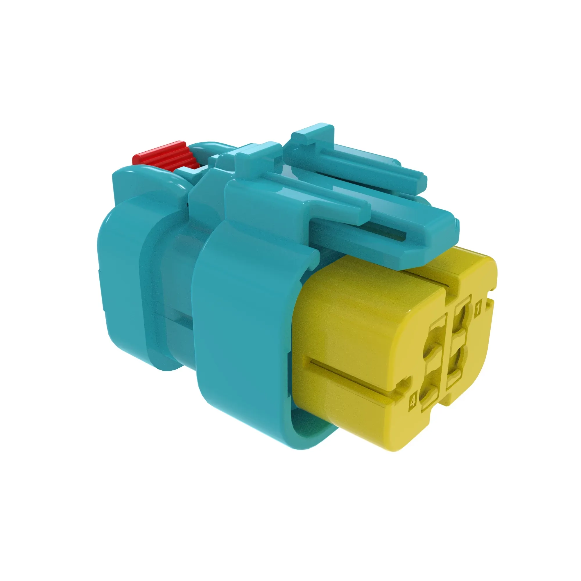 John Deere External Electrical Connector Housing, Cavities 4 - 57M16845