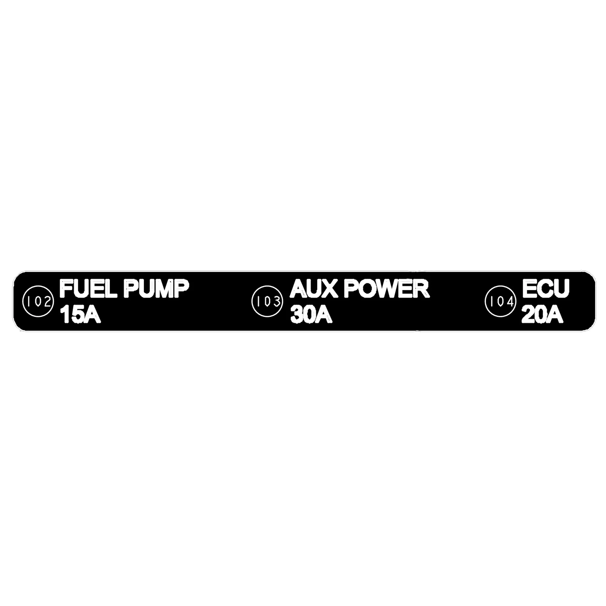 John Deere Fuse Label - N312153