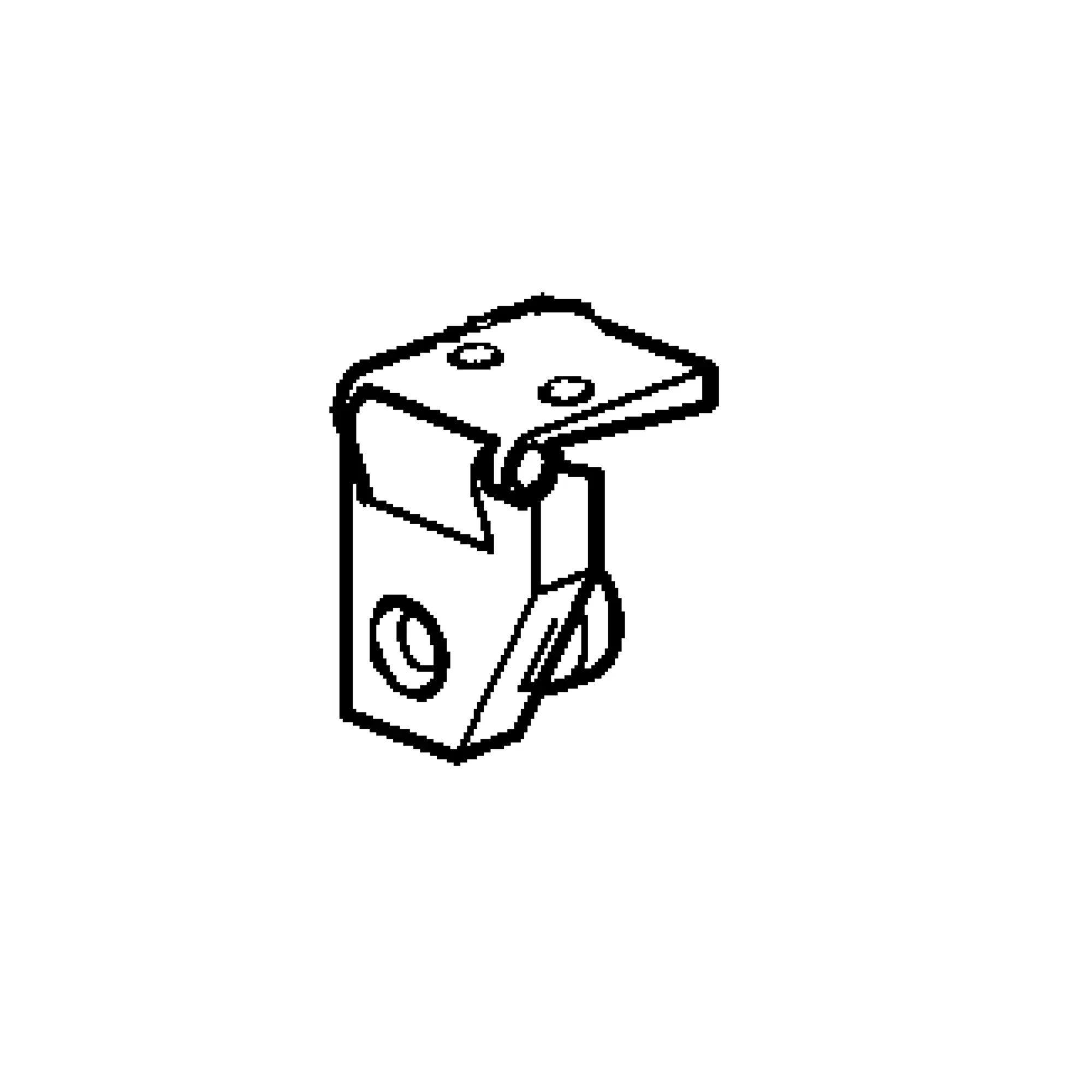 John Deere Rear Window RH Hinge - AL163210