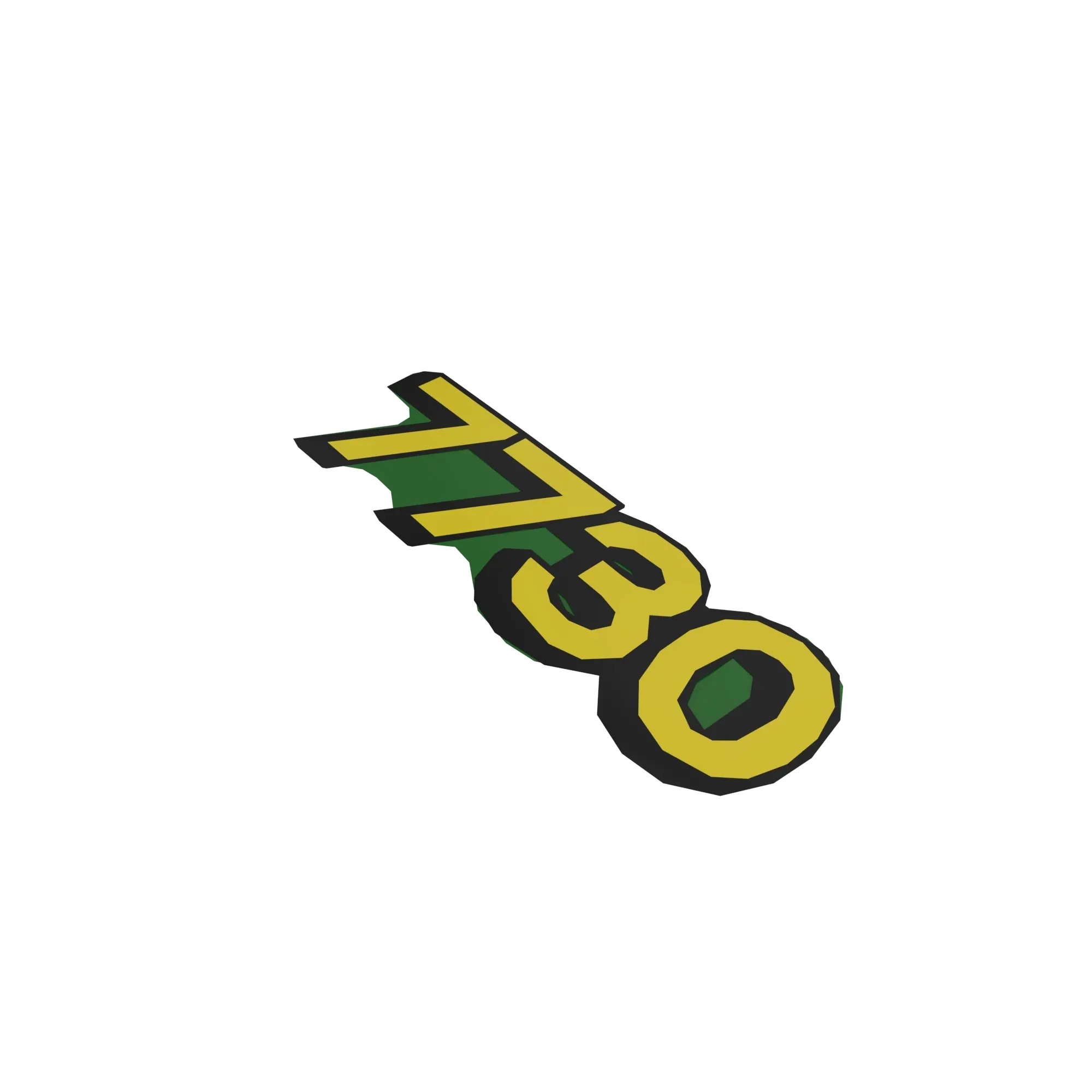John Deere 7330 Model Designator Label, Right Side - R226805