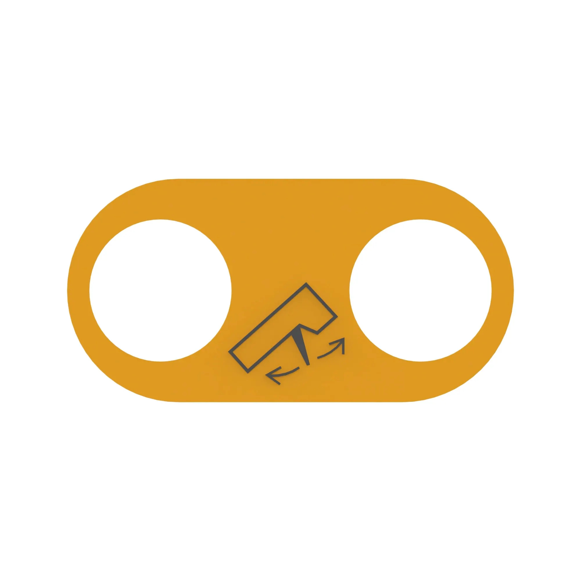 John Deere Joystick Bin Flap Label - CB01507639