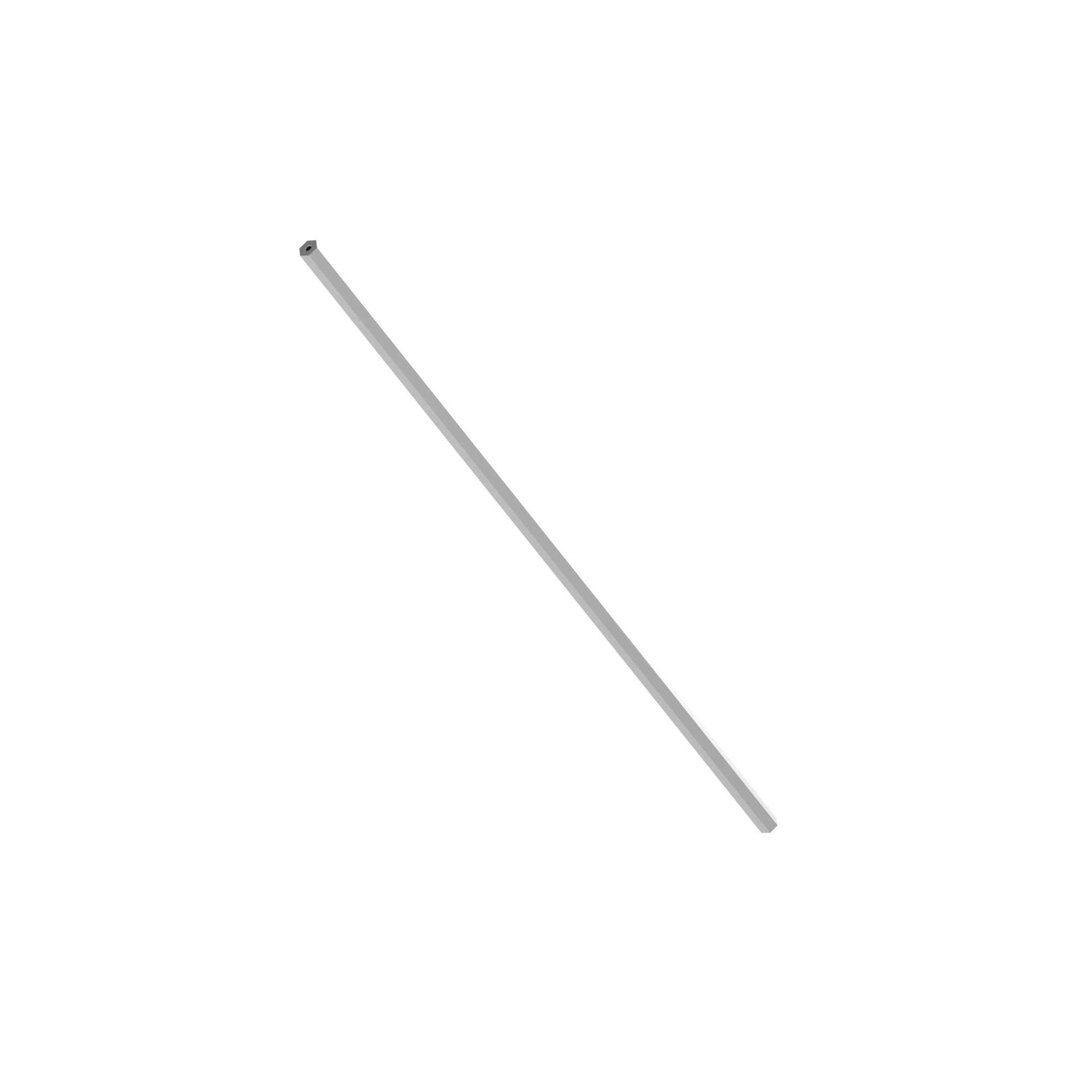 BAR, W/ THREADS