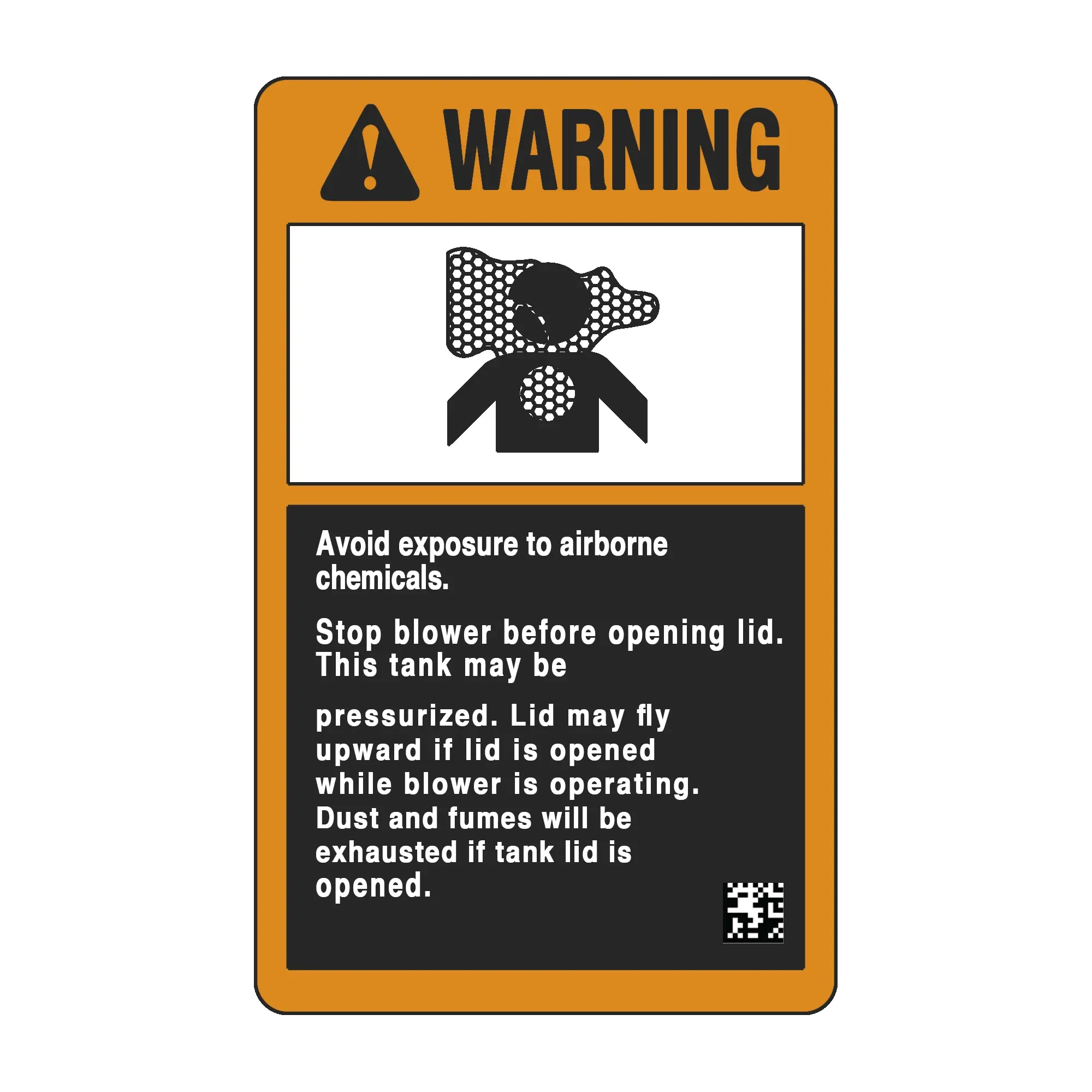 John Deere Warning Safety Sign - A74150