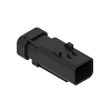 John Deere Red Electrical Connector Housing, 2 Cavities - 57M9776