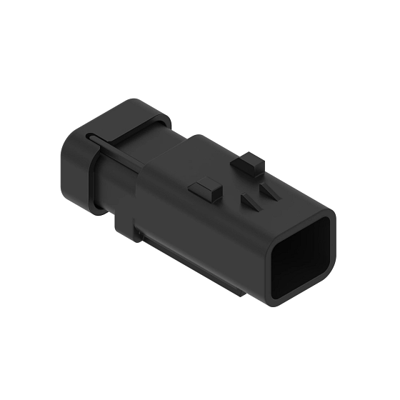 John Deere Red Electrical Connector Housing, 2 Cavities - 57M9776