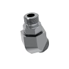 45 DEG ADJ STUD ELBOW (SDE45), ORFS