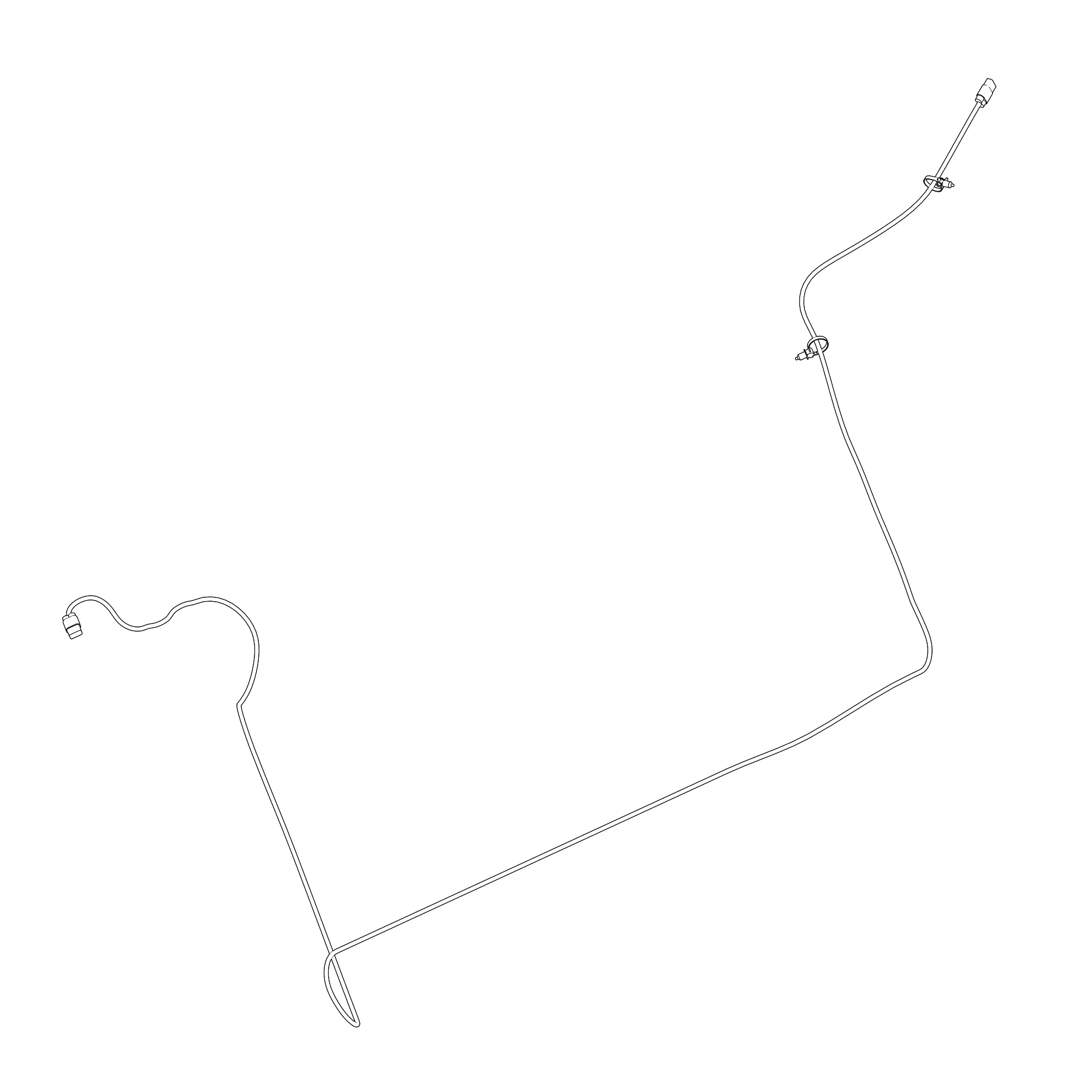 John Deere Left Side Service Light Wiring Harness - AH220192
