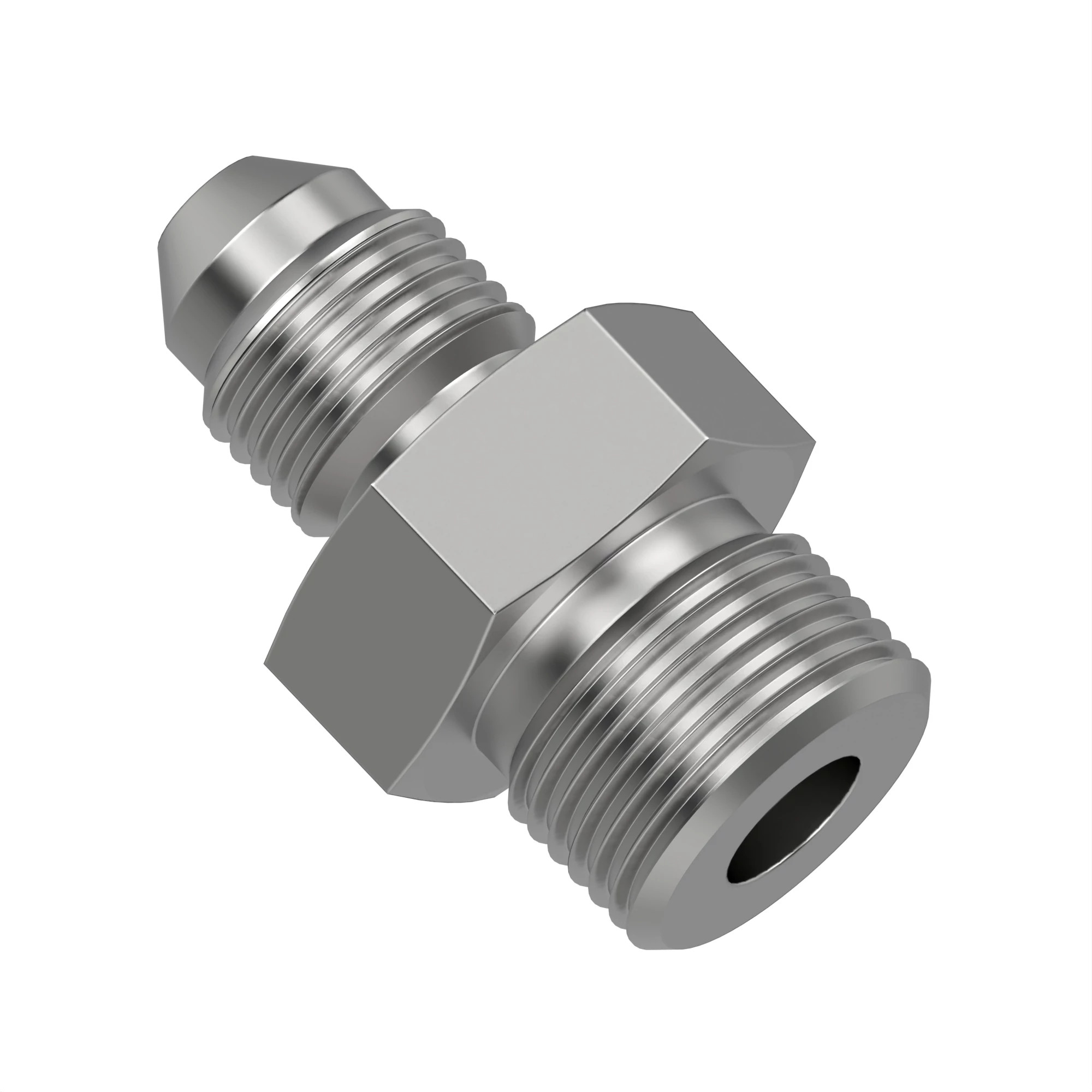 John Deere Straight Hydraulic Adapter Fitting - H75414