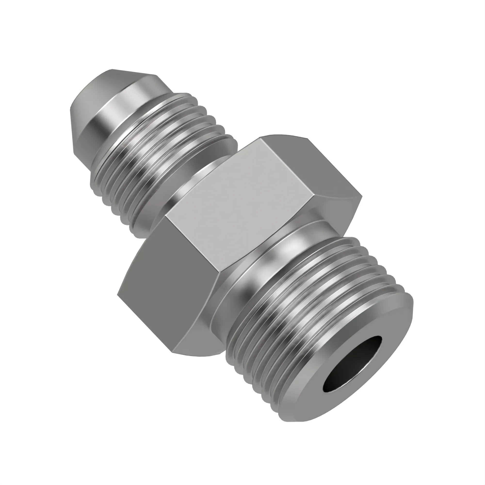 John Deere Straight Hydraulic Adapter Fitting - H75414