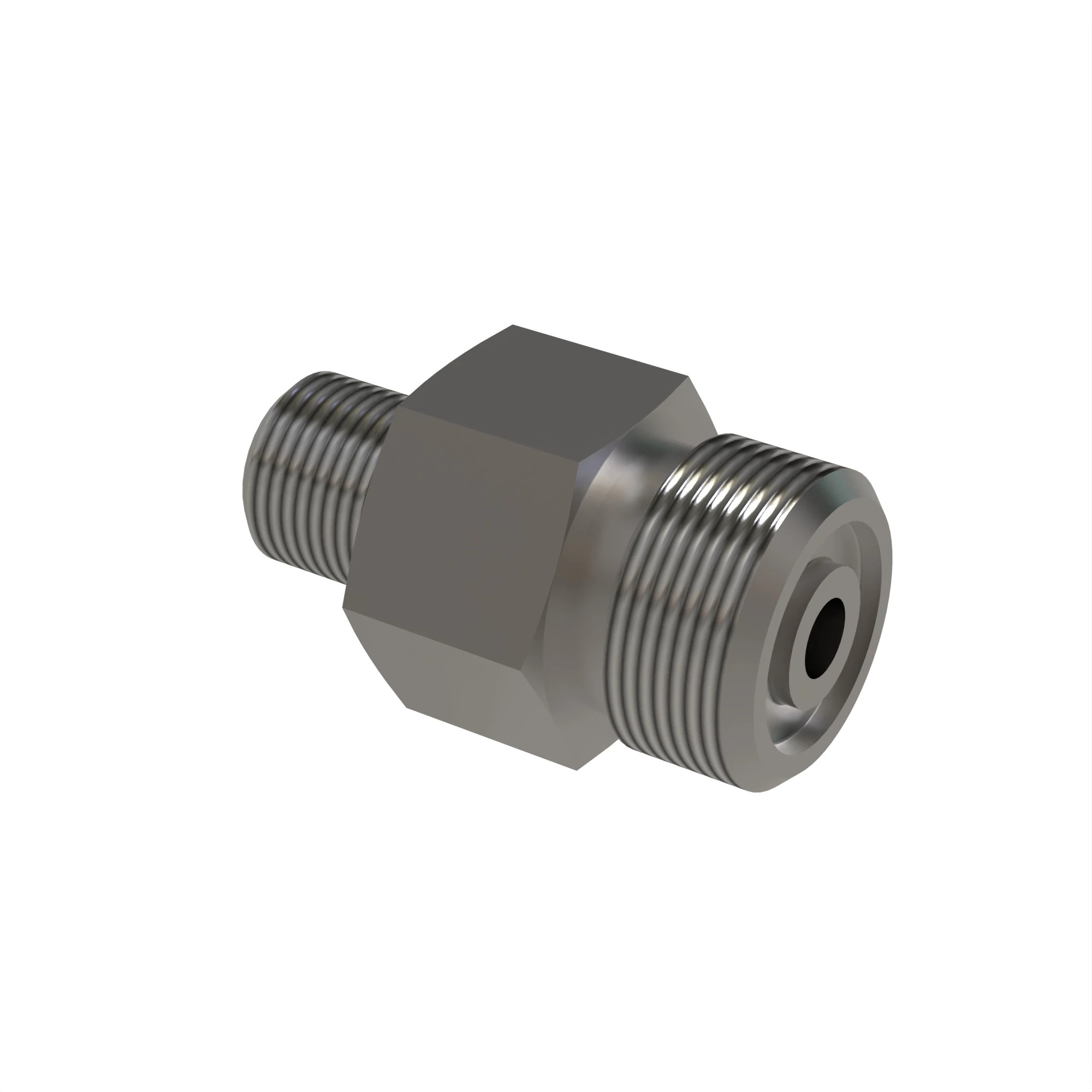 STUD STRAIGHT, ORFS W/METRIC HEX