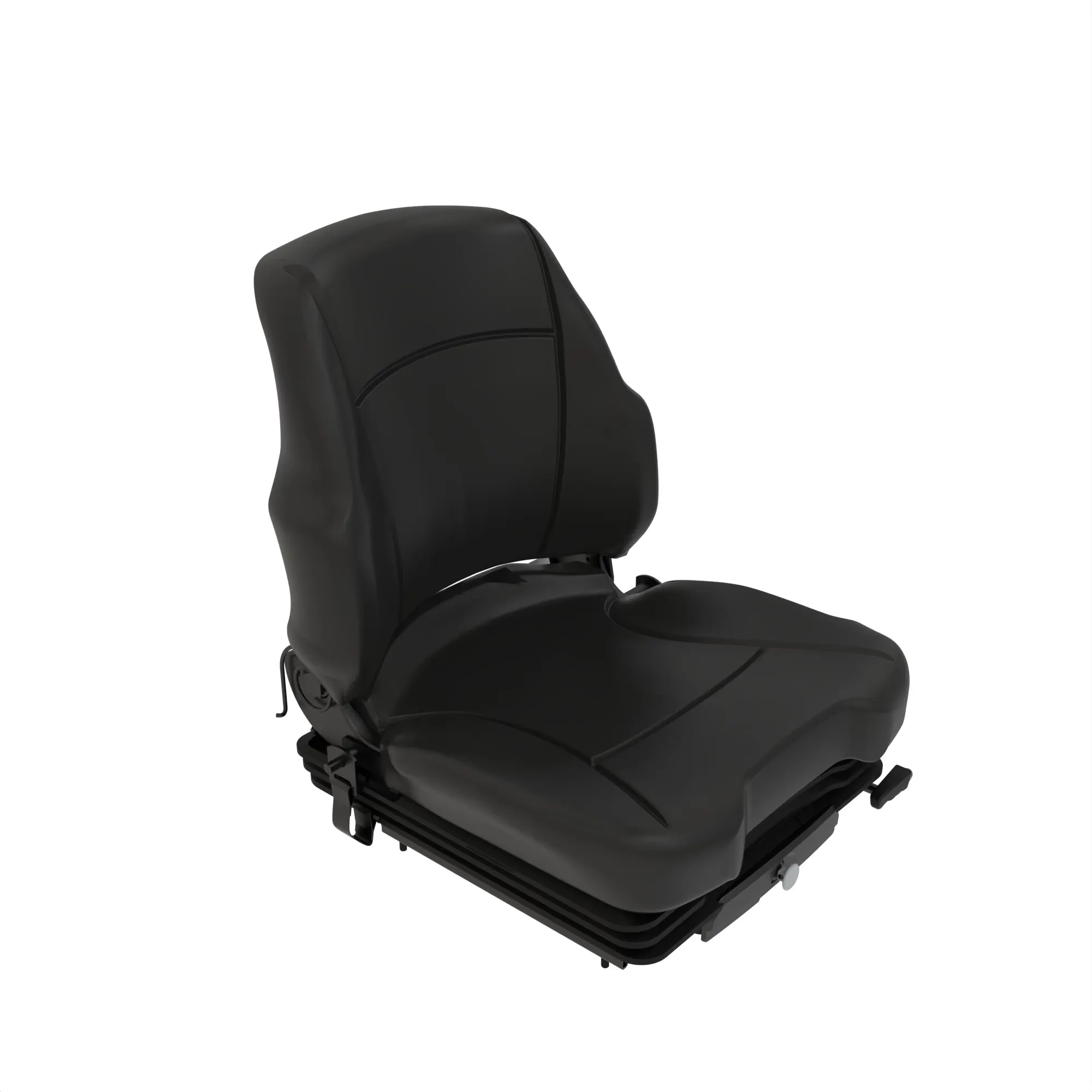 John Deere Charcoal Gray Vinyl Air Suspension Seat - AT522527
