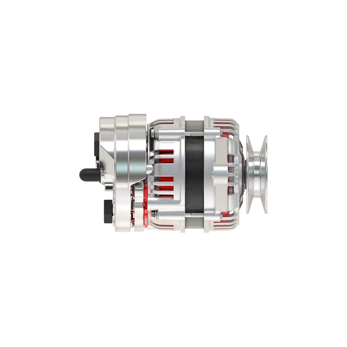 ALTERNATOR, W/PULLEY, 140 AMP(8 RIB