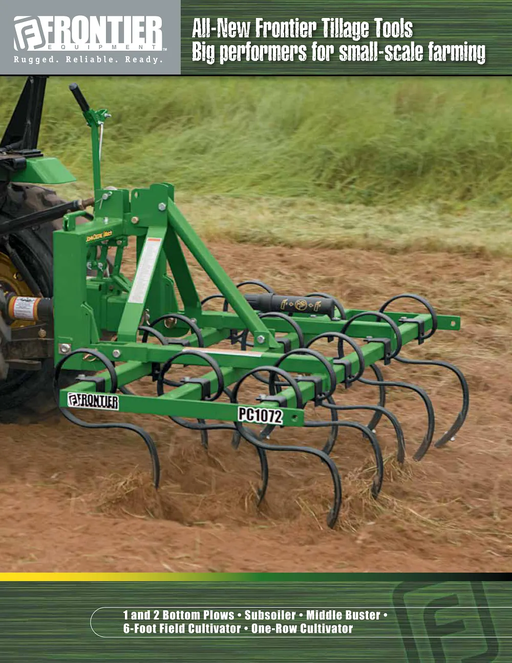 All-New Frontier Tillage Tools Product Brochure cover