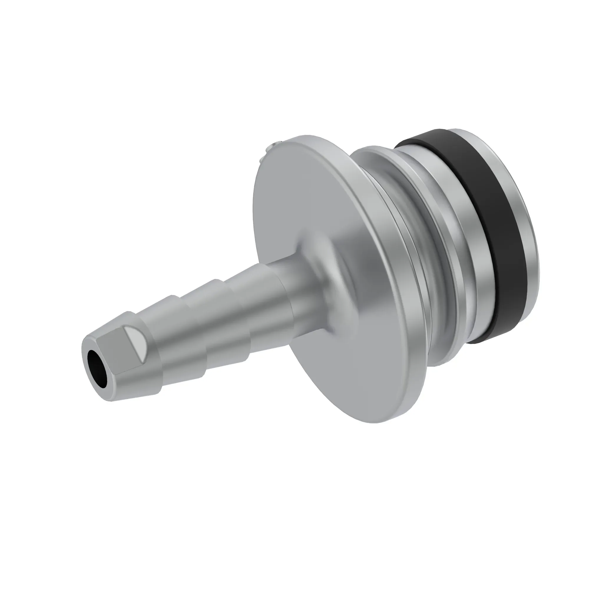 FITTING, FORK TO 1/4 BARB W/O-RING