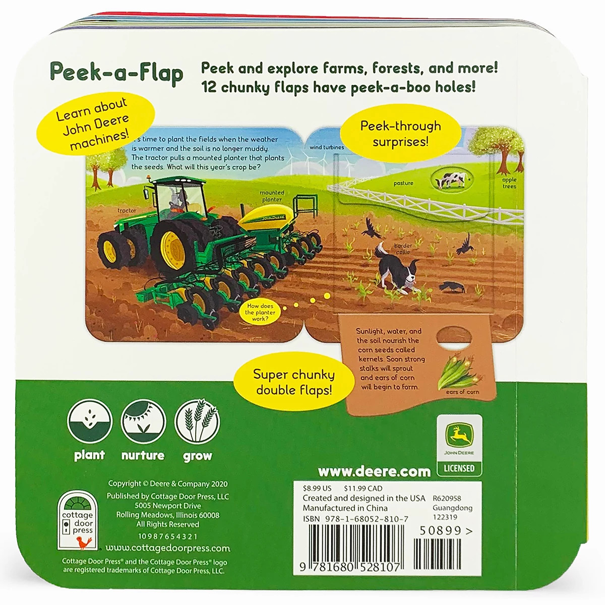 "Peek-a-Flap Dirt Book"