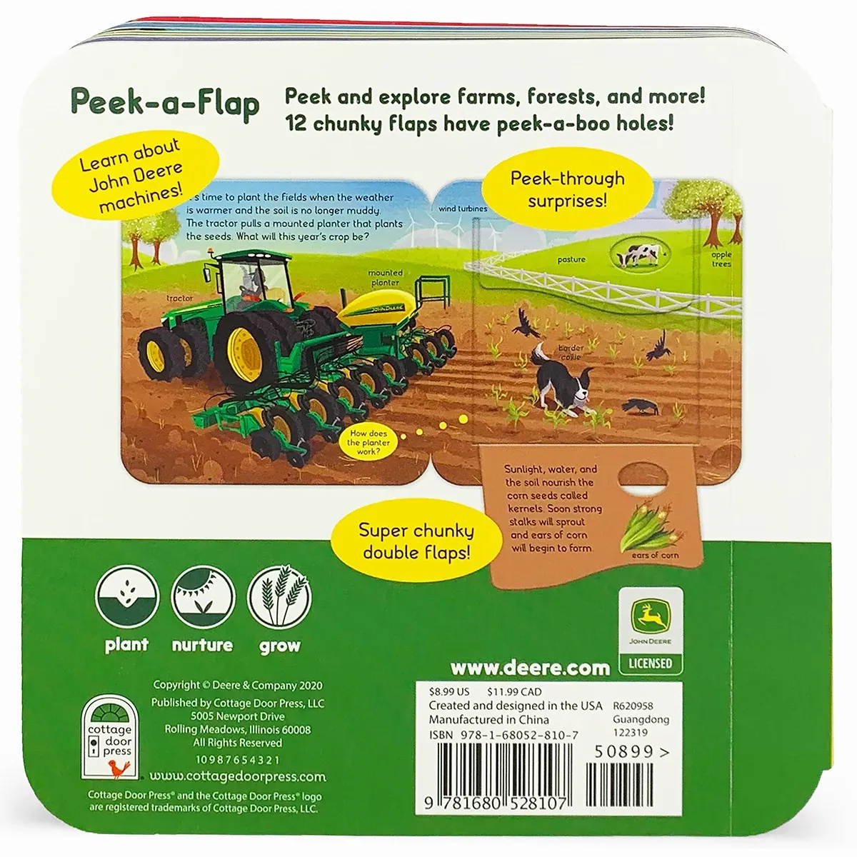 "Peek-a-Flap Dirt Book"