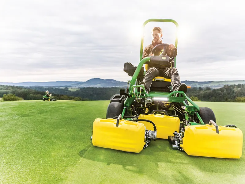 Cancanle - Set Di 2 Ruote Per John Deere TCU18744 Di Ricambio Per Oregon 72-032 - Foto 5