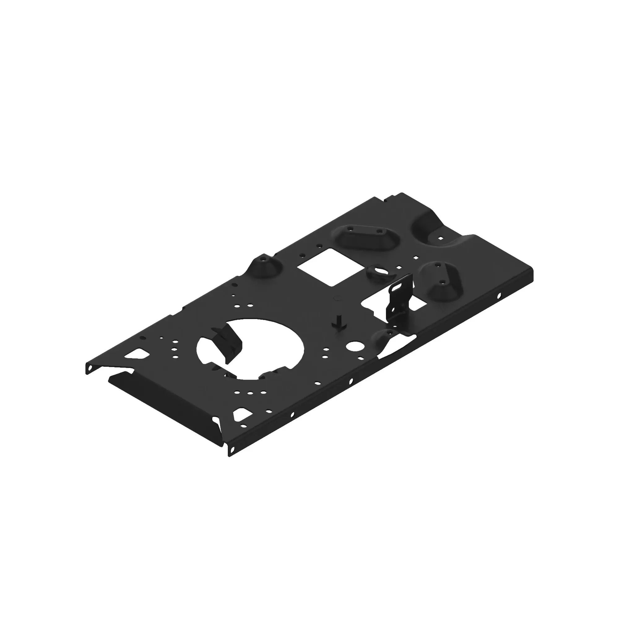 John Deere Engine Pan Painted Assembly Plate - AUC16989