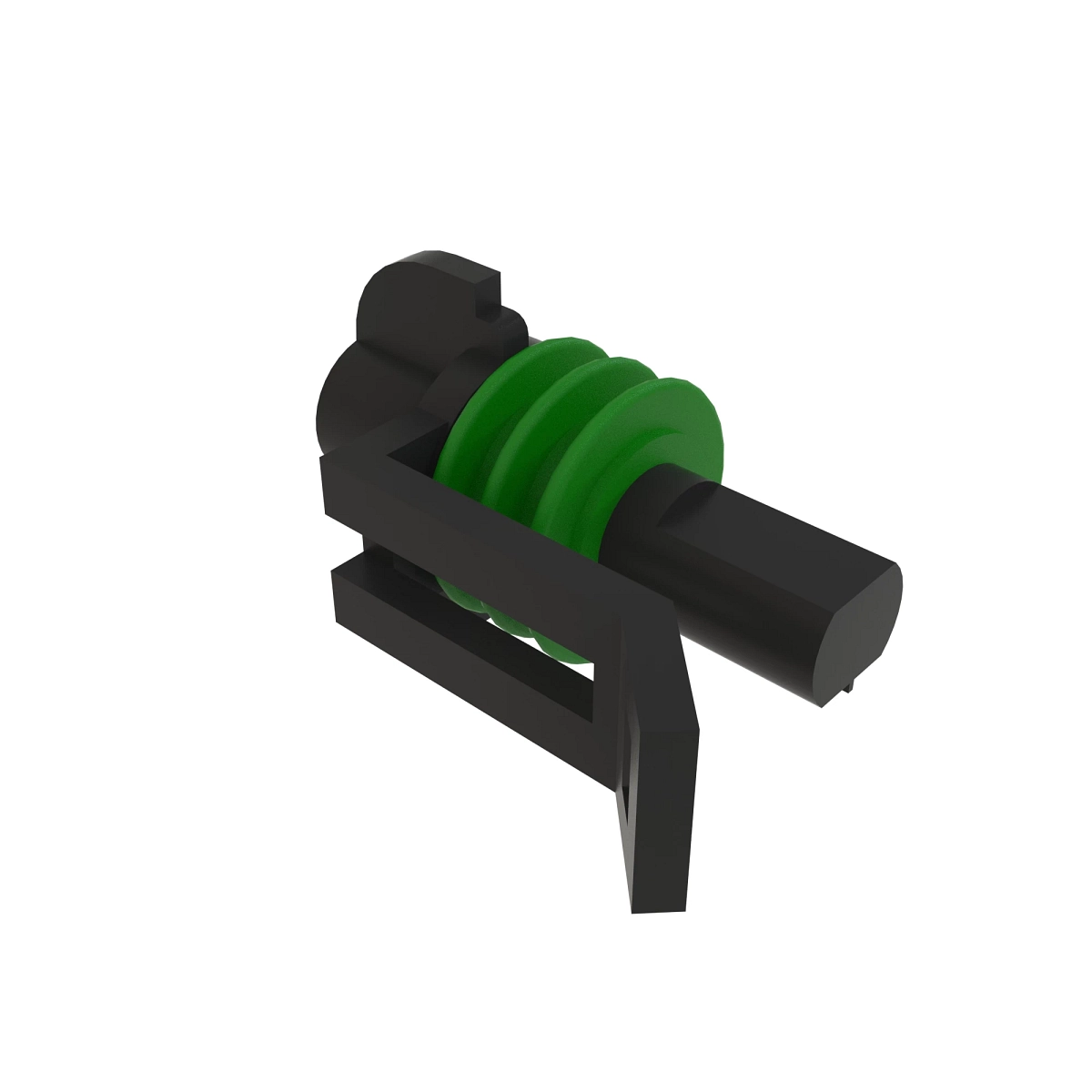 CONN DELPHI MP150 1W F BLK PLSTC