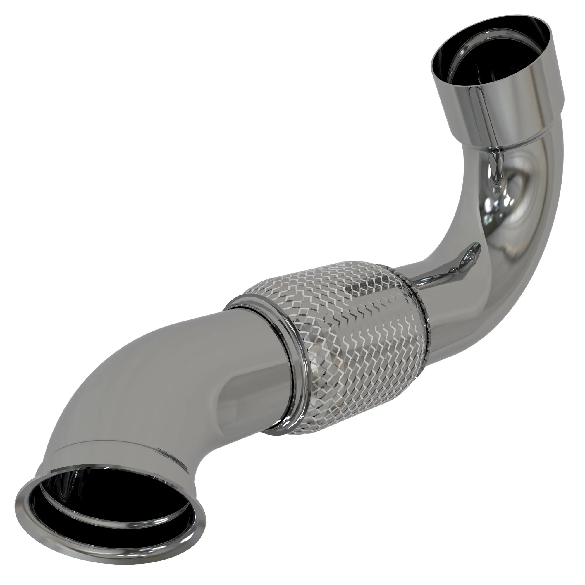 John Deere Turbocharger Muffler Exhaust Pipe - AXE56917