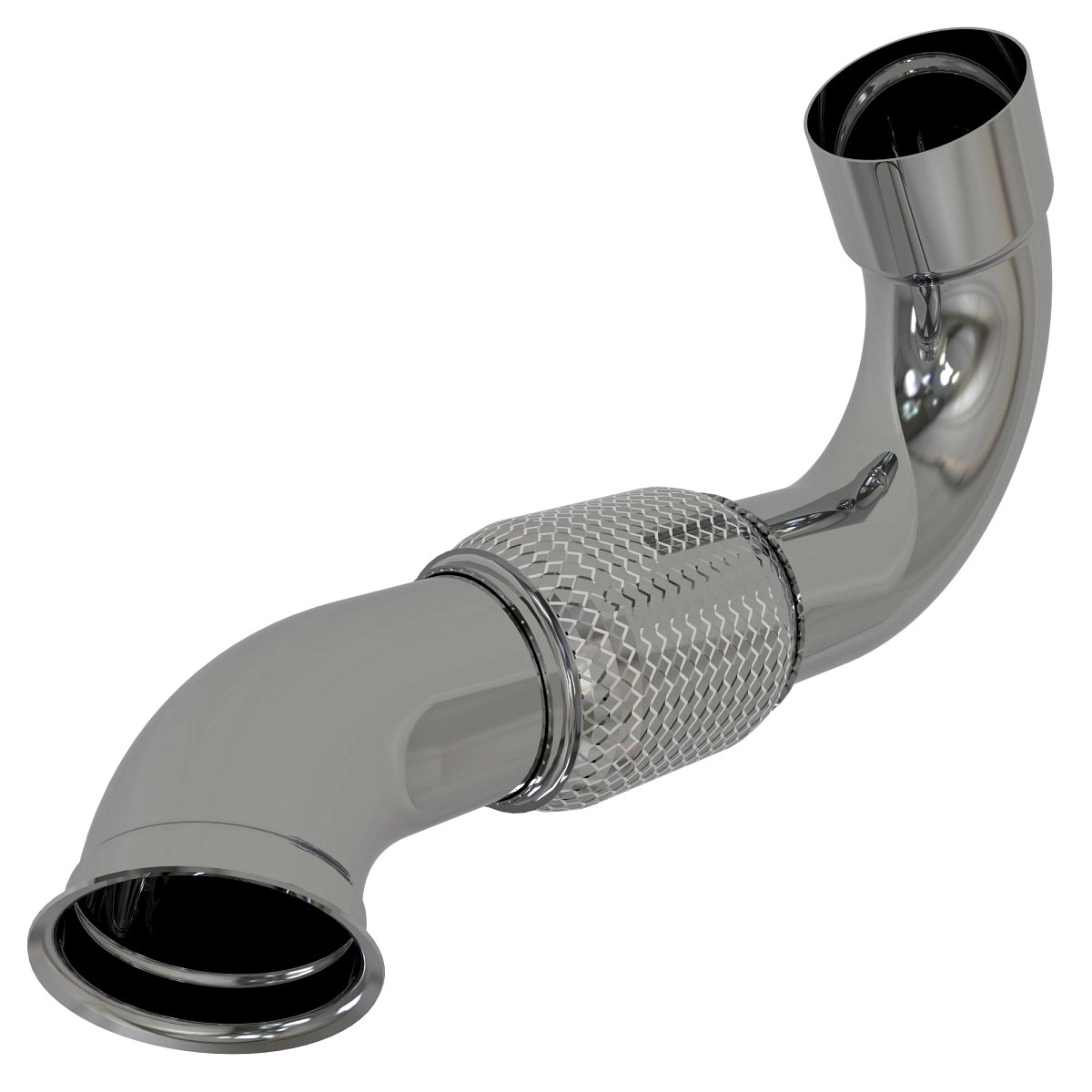 Exhaust Pipe, With Bellow, 9L T3 Tu