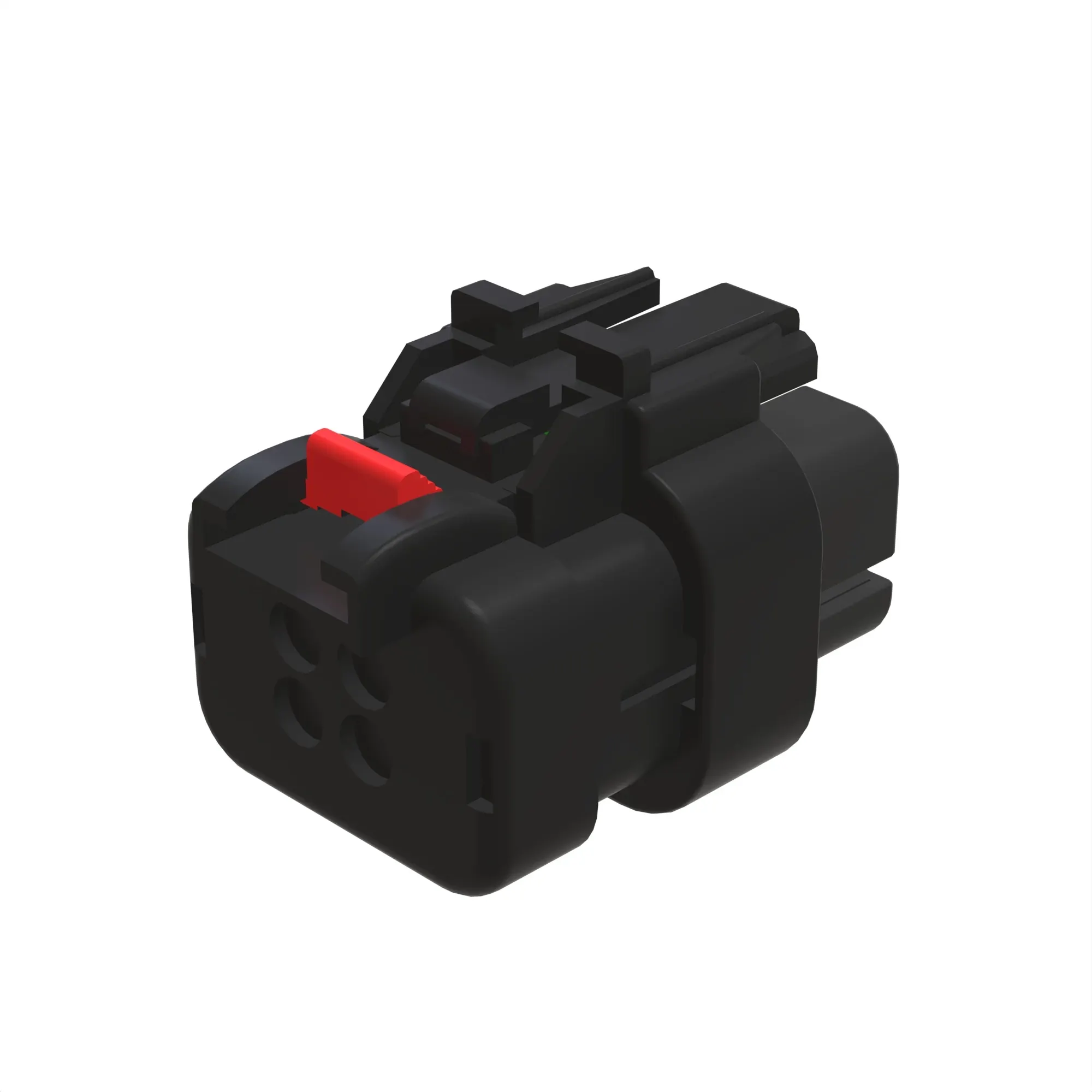 TYCO AMPSEAL16 4W RCPT SLD GRY PLST