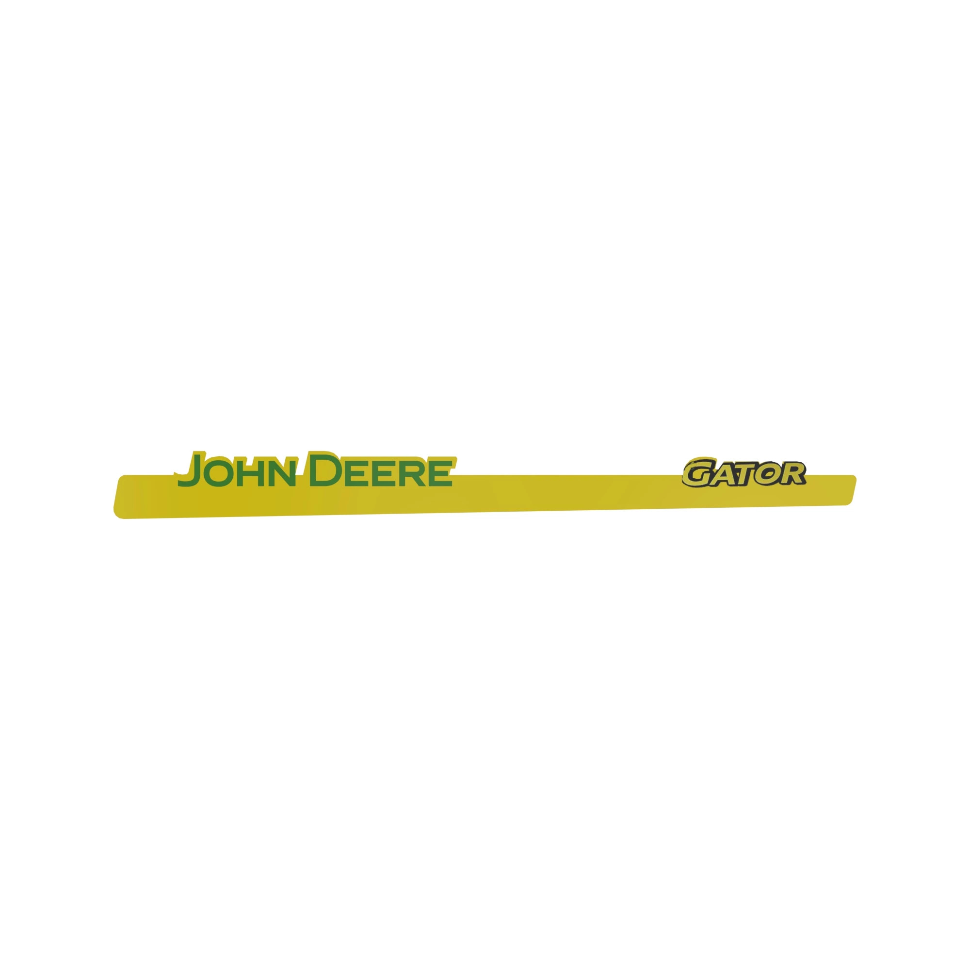 LABEL, JOHN DEERE IN STRIPE