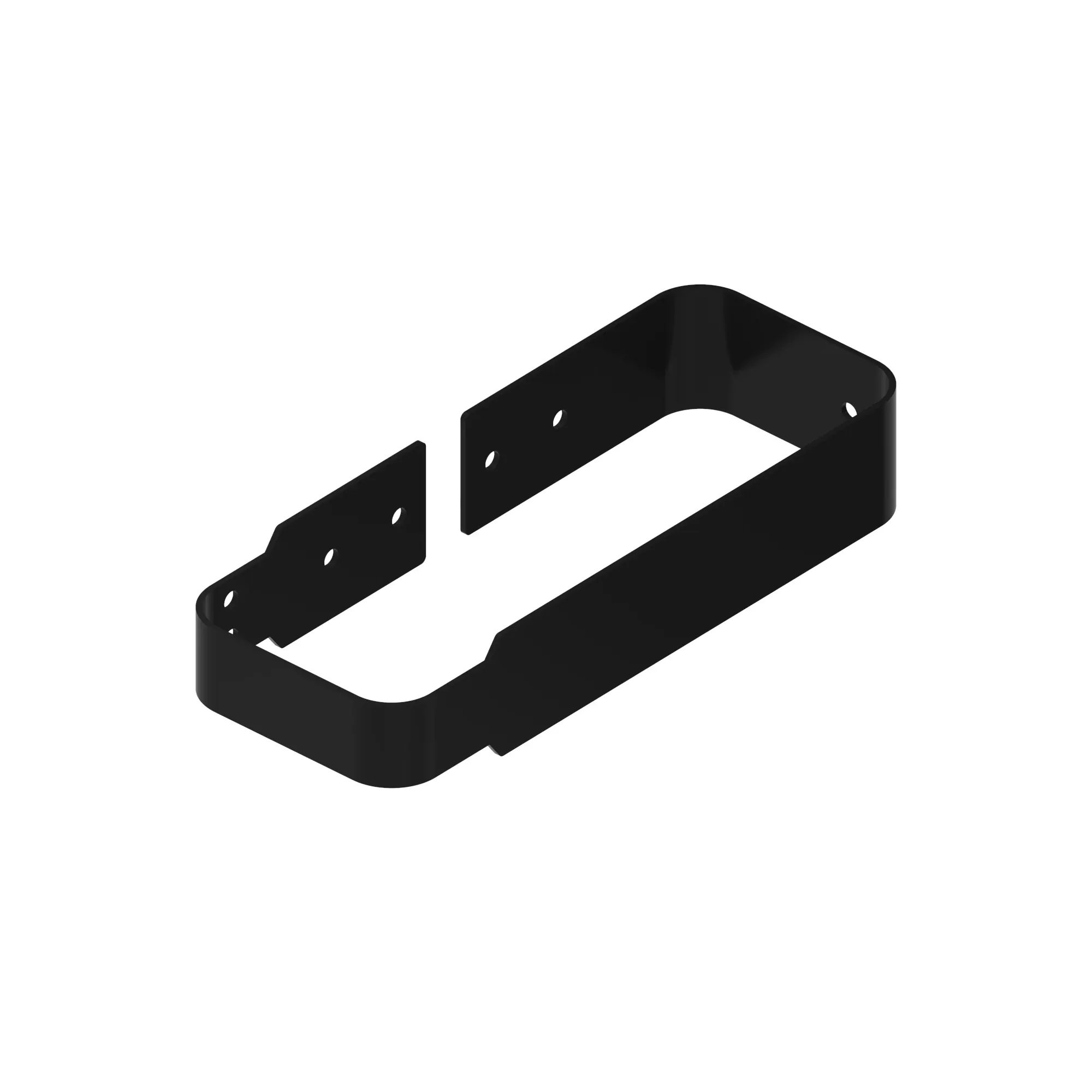 BRACKET, BRACKET, ROPS BRUSH GUARD