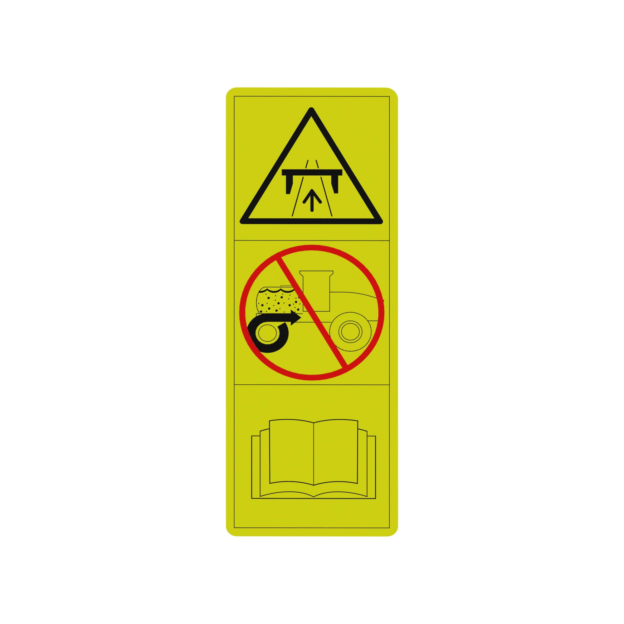 LABEL, TRANSPORT CAUTION