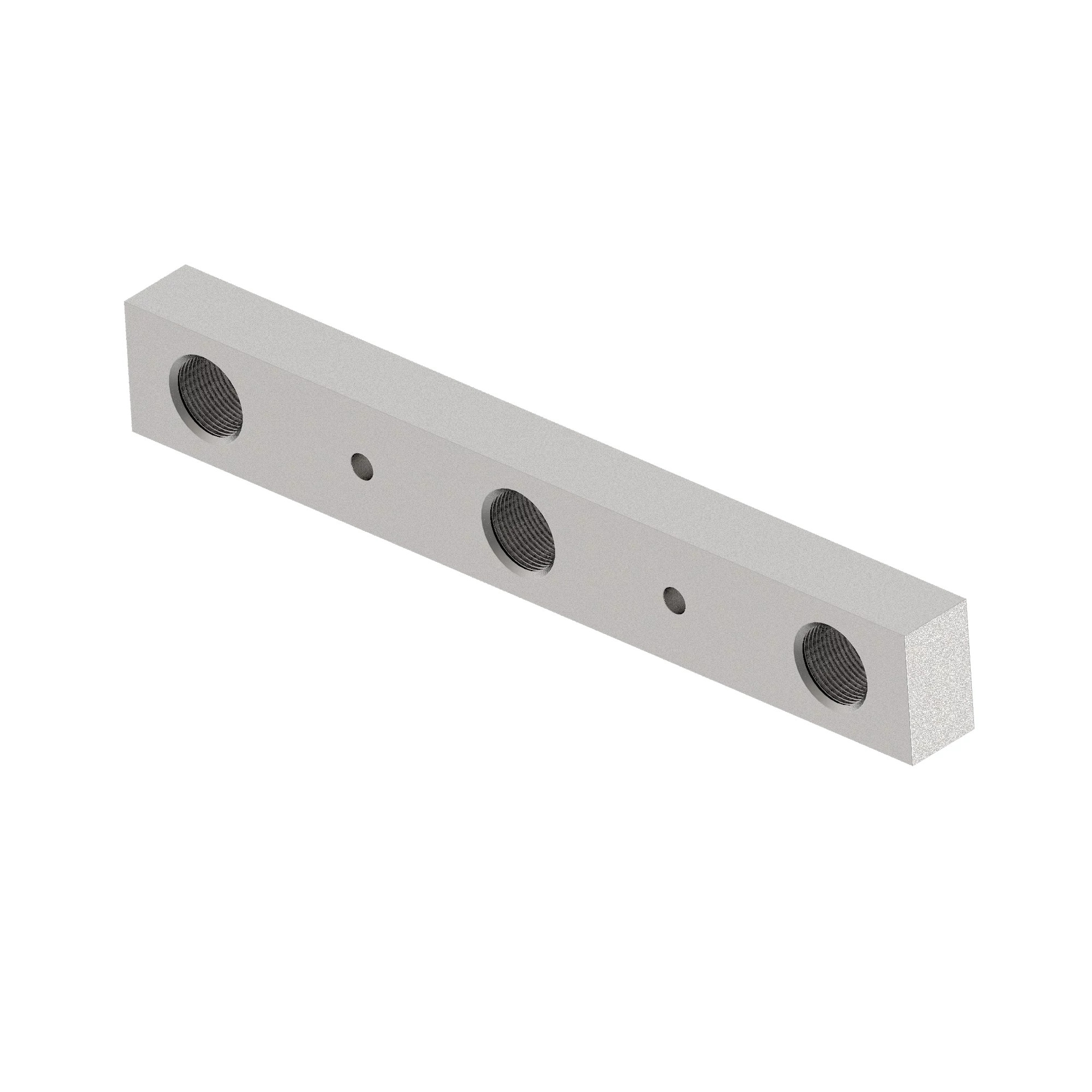 John Deere Cutterhead Drum Knife Threaded Bar Plate - HXE146262