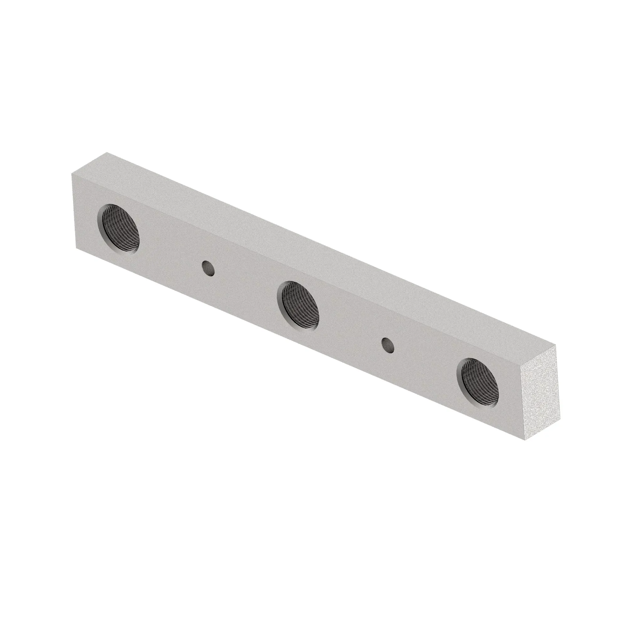 John Deere Cutterhead Drum Knife Threaded Bar Plate - HXE146262