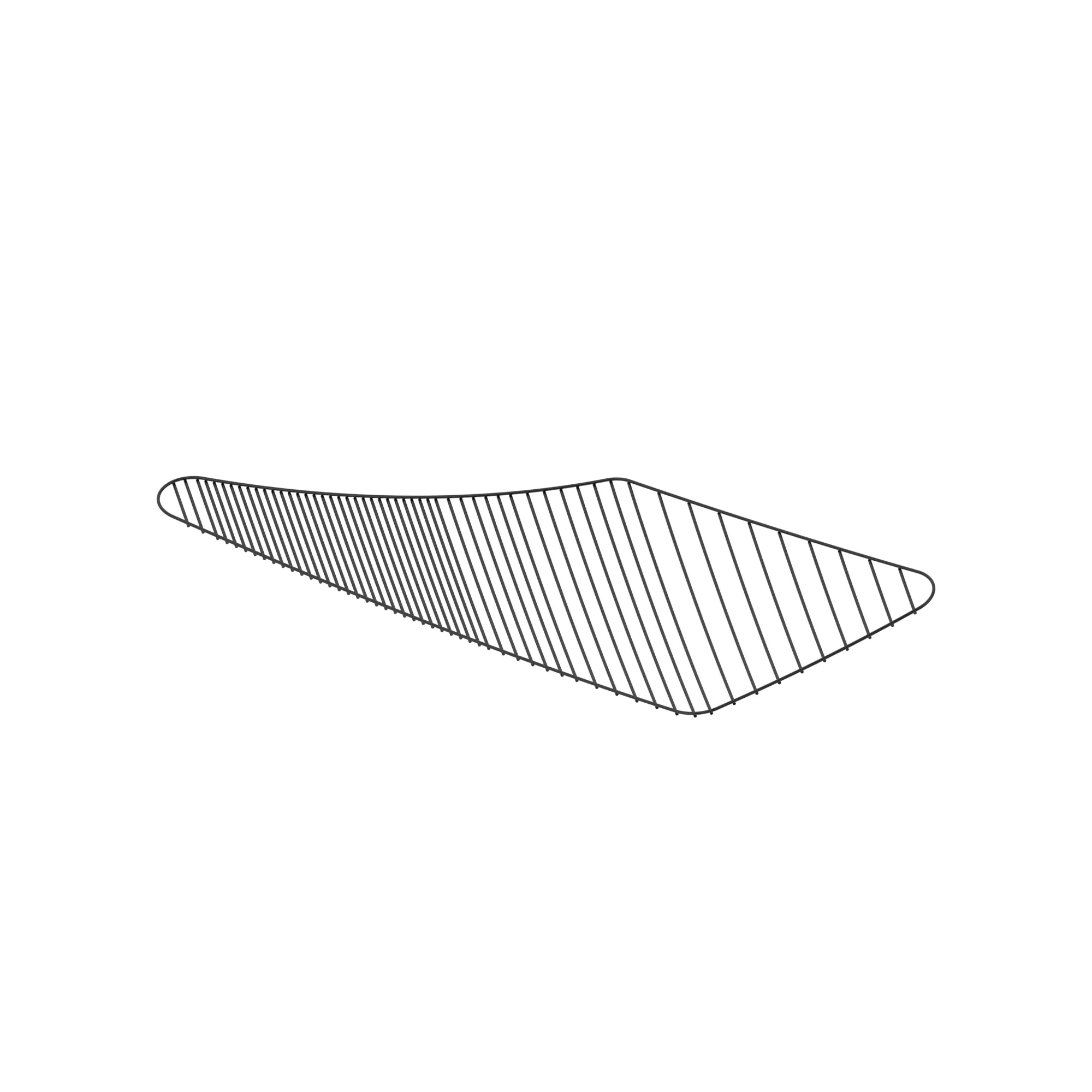 John Deere Hood Left Side Screen - R289215