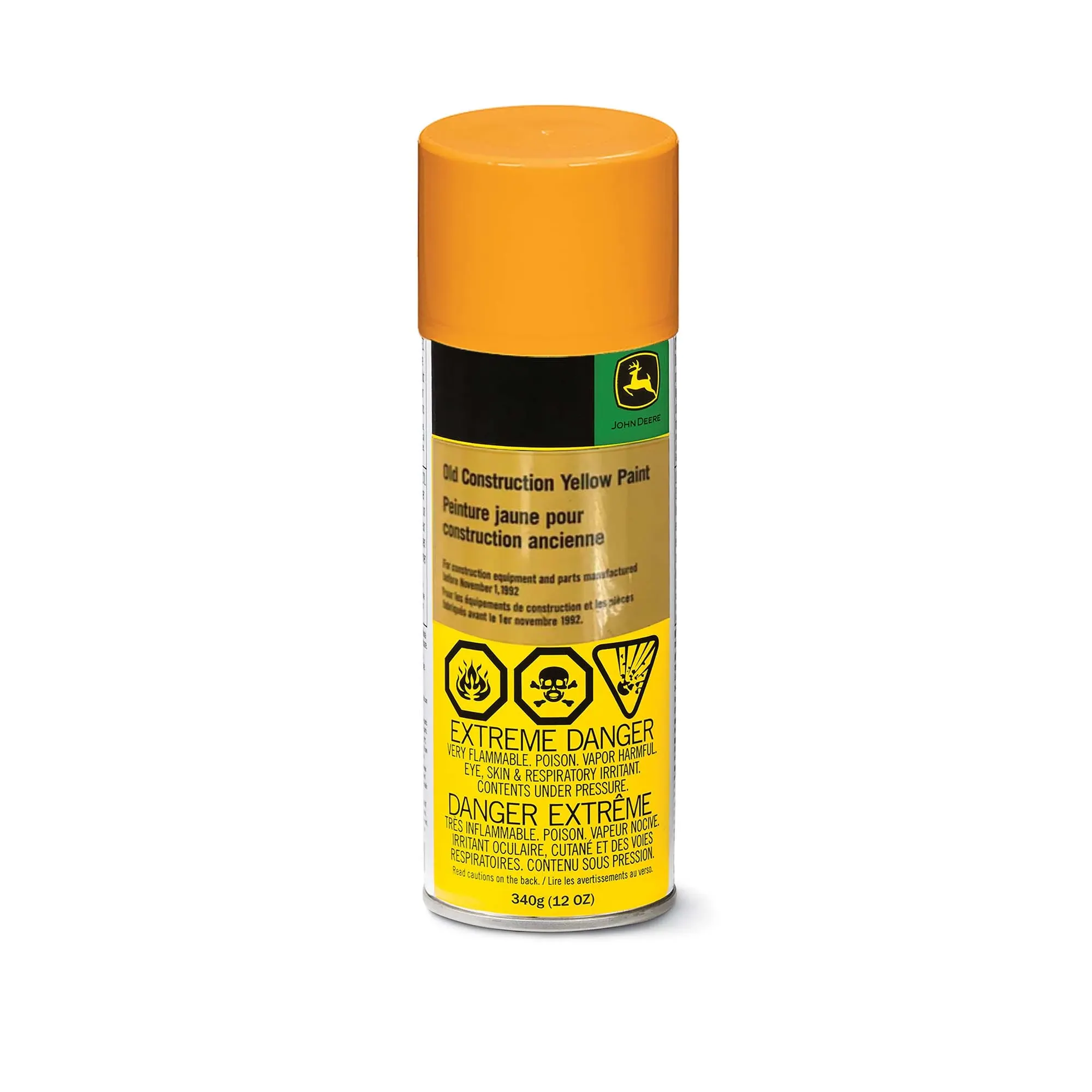 John Deere Old Construction Yellow Spray Paint, Aerosol 400 gram (12 Oz) - TY25679