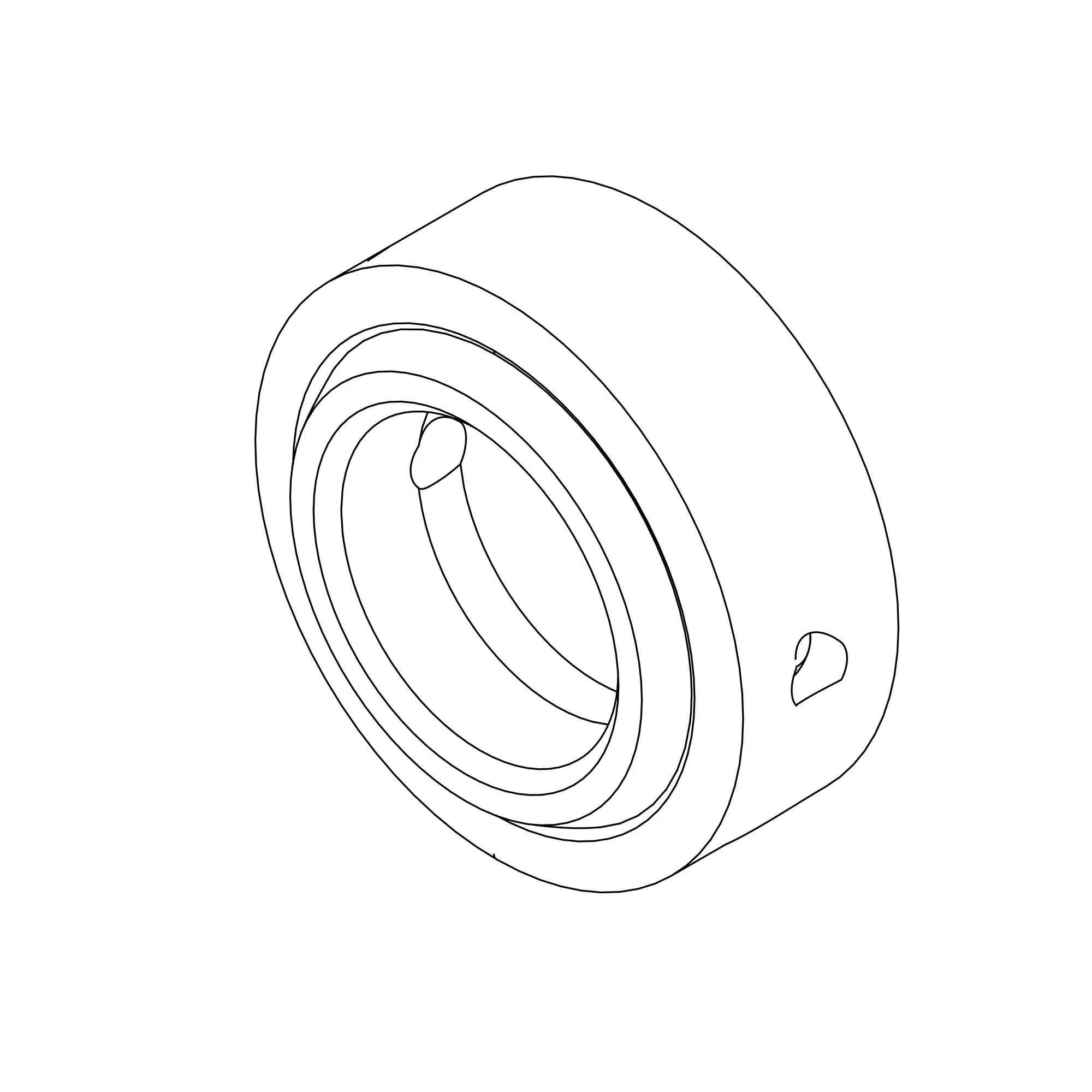 John Deere Feedroll Damping Ball Joint Socket  - AXE85510