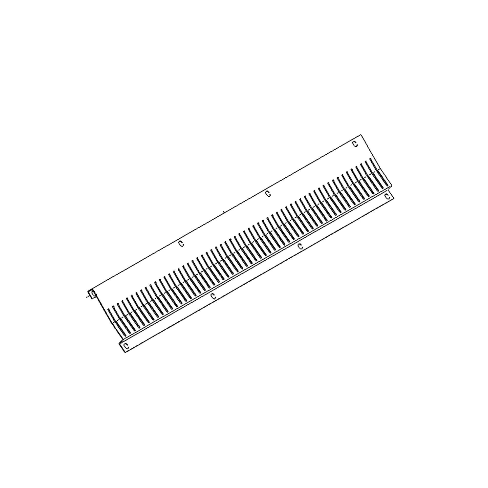 John Deere Chopper Housing and Supports Plate - AH219750