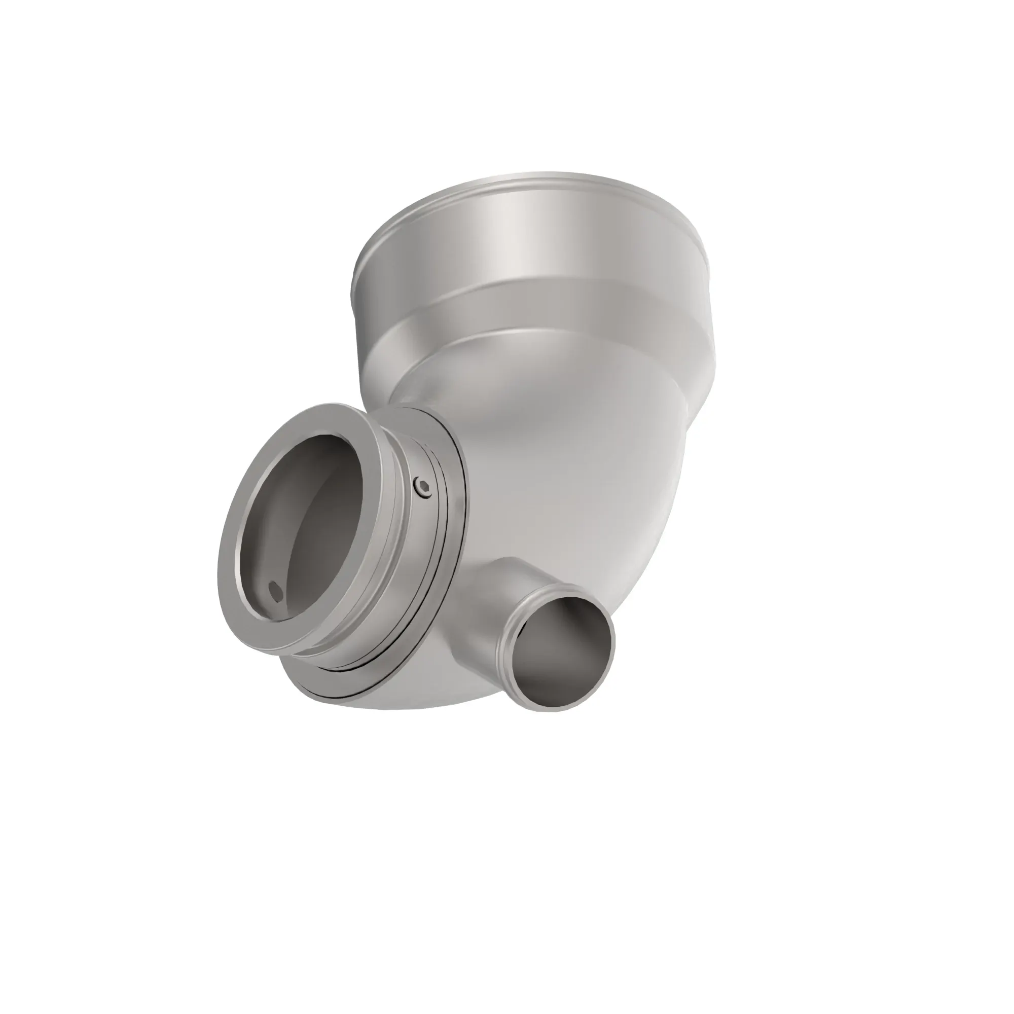 EXHAUST PIPE, WET EXHAUST ELBOW, 6
