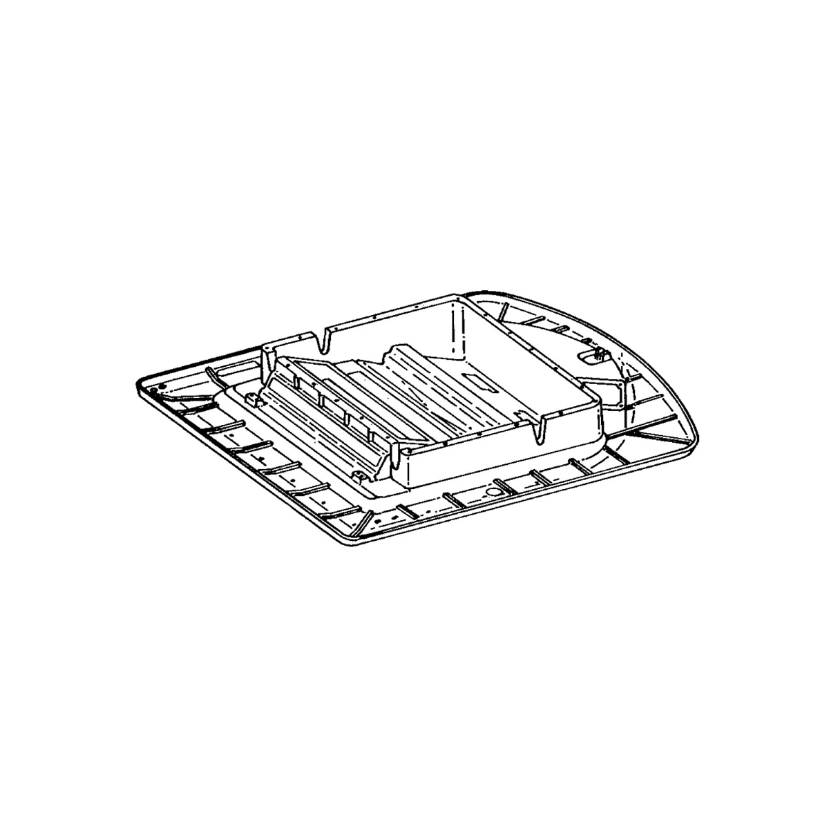 Roof, Cab Inner With Baffles
