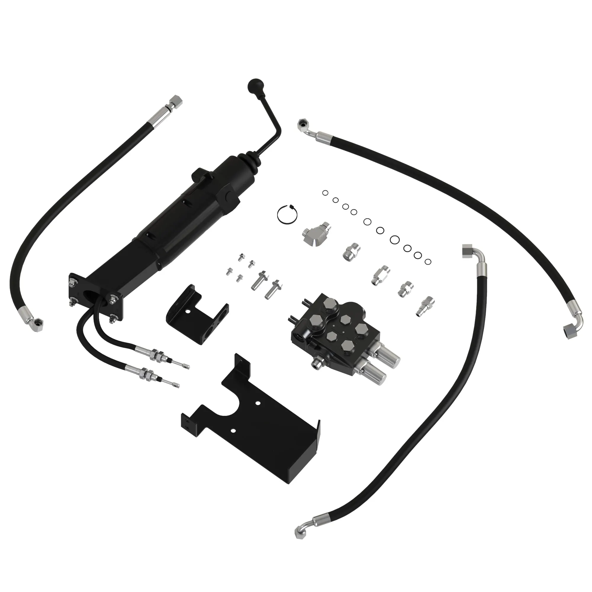 John Deere Mid-Mount Dual Selective Control Valve (SCV) Kit with Joystick Control - BSJ10083