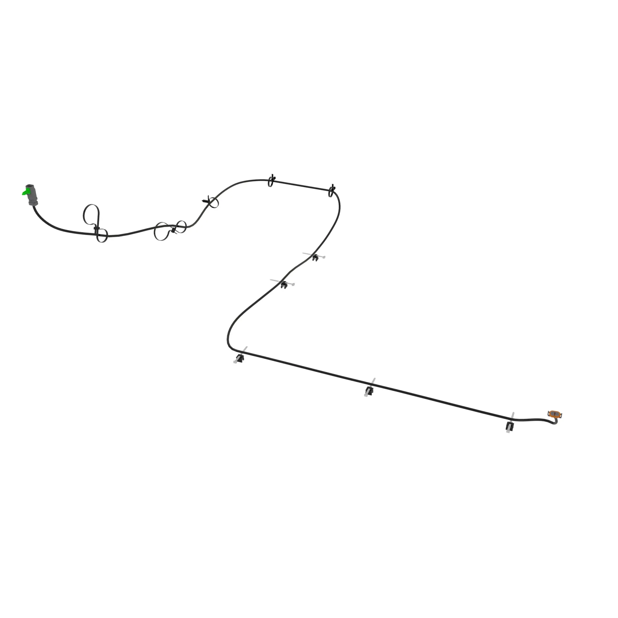 John Deere Rear Service Light Wiring Harness, Left Side - AH235637
