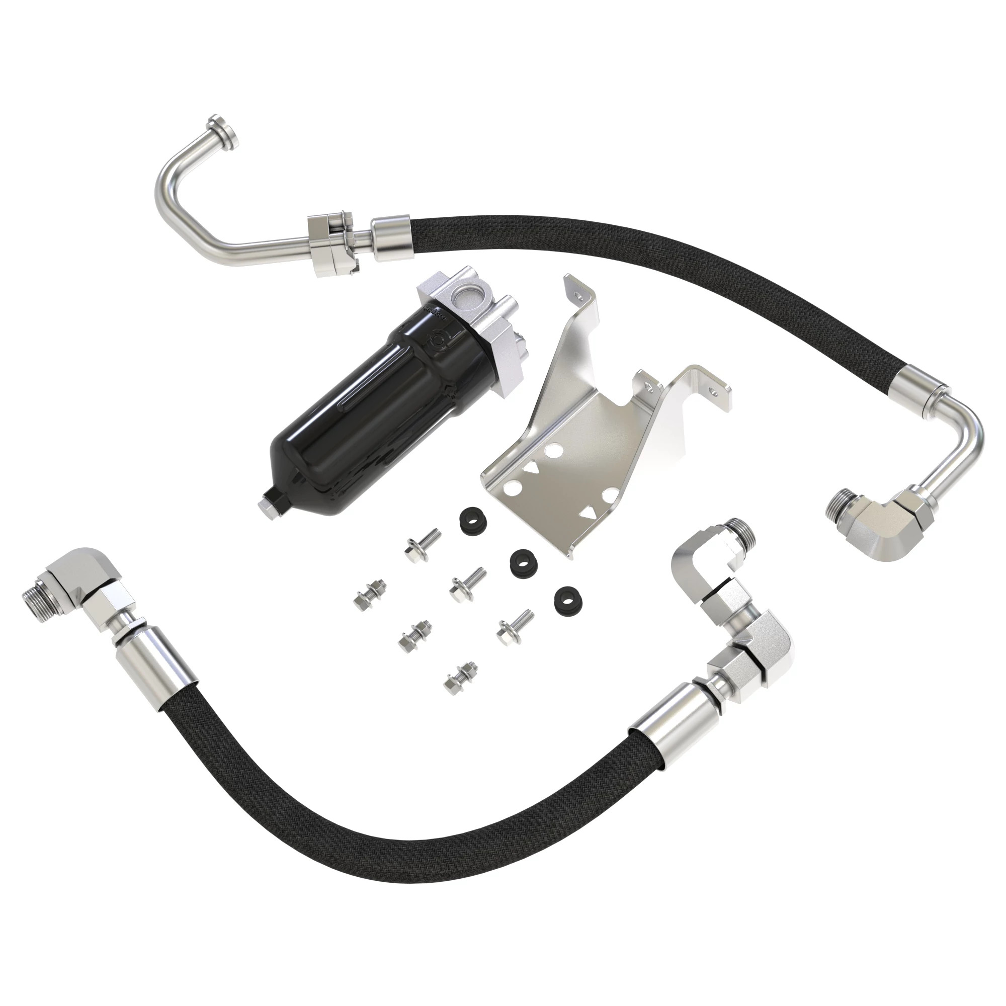 John Deere Auxiliary High Pressure Hydraulic Oil Filter Attachment - BKK11240