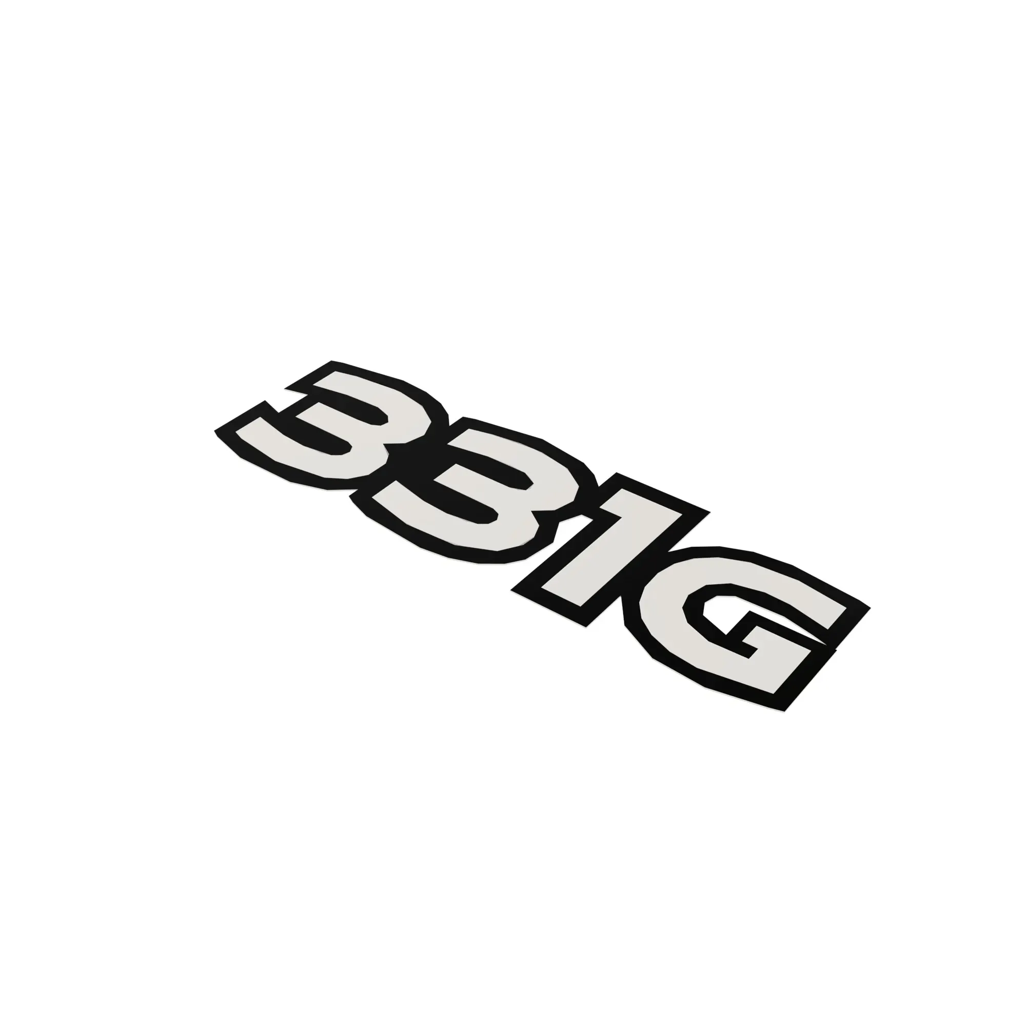Label, 331G Model Number