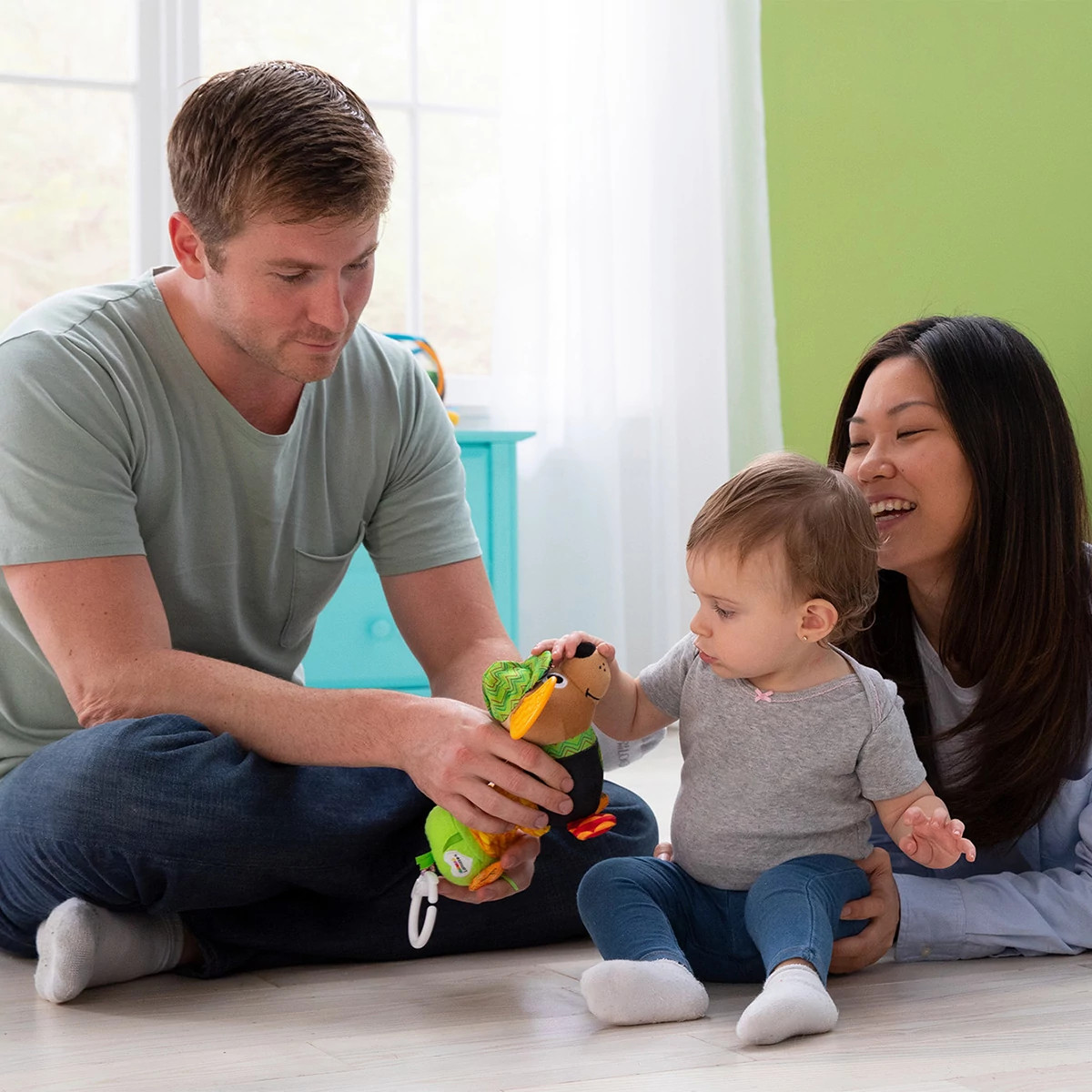 "Lamaze Corn E Dog Clip N' Go"