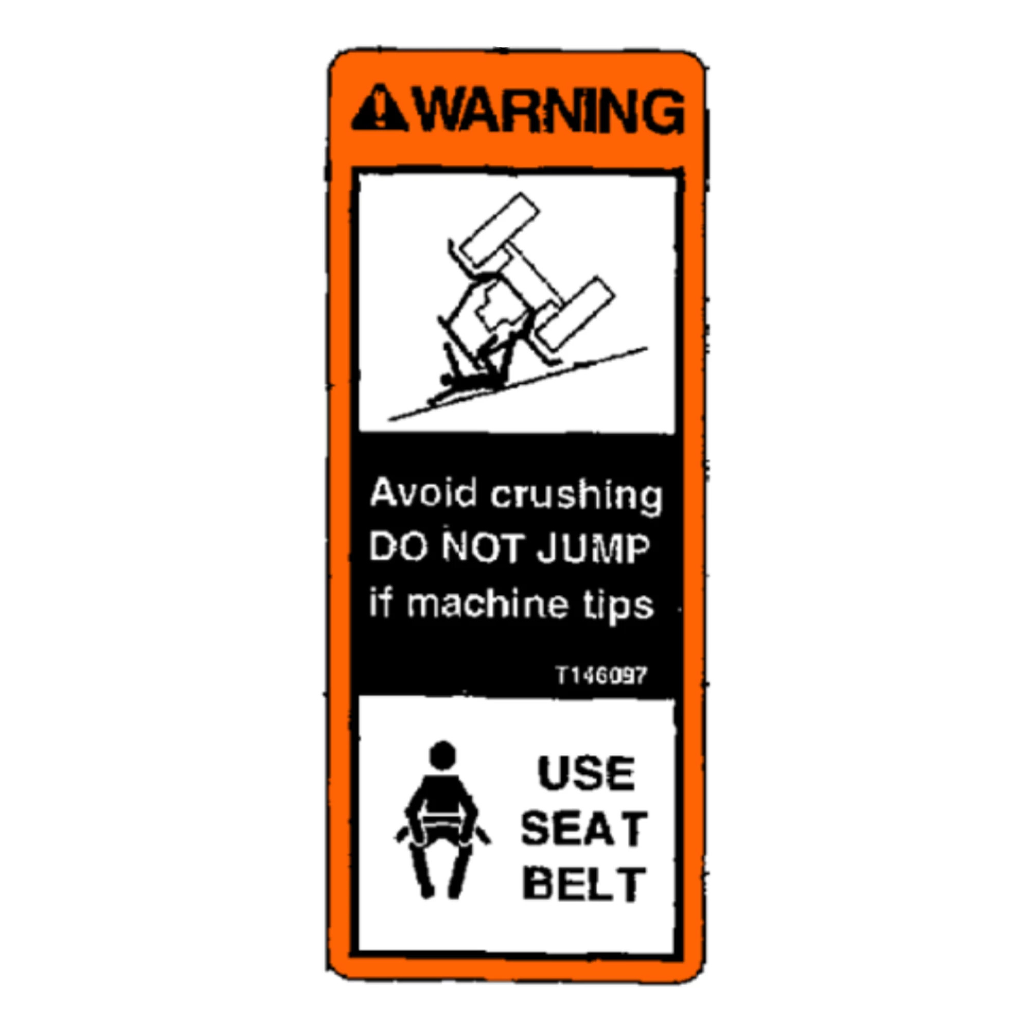 LABEL, WARNING,SEAT BELT (ENGLISH)